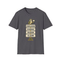 Evidence to Conclusion Graphic T-Shirt — Owl with Magnifying Glass Design