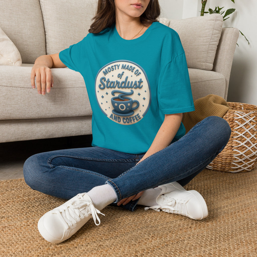 Stardust & Coffee T-Shirt – "Mostly Made of Stardust" Retro Graphic Tee