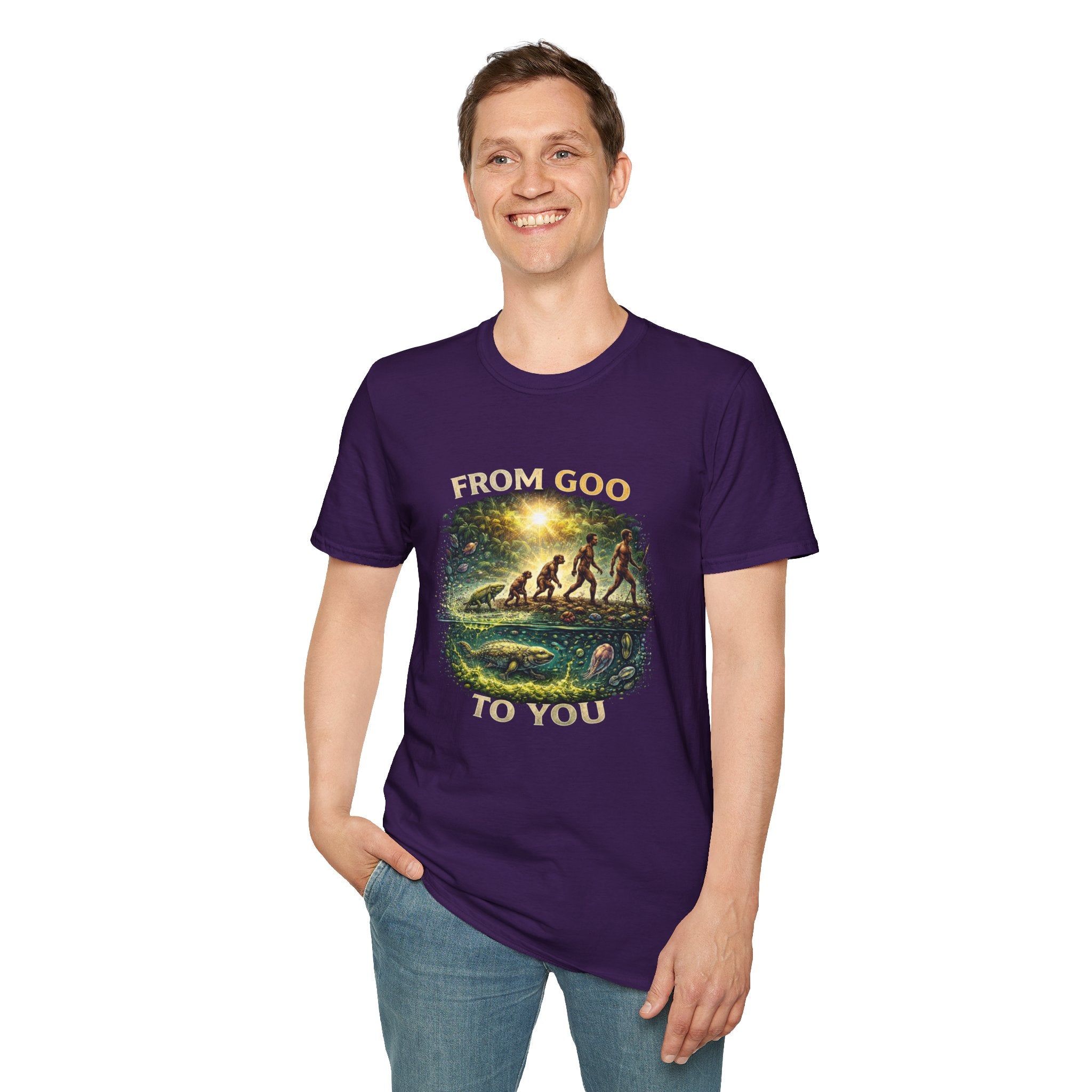 From Goo To You T-Shirt — Evolution Humor Graphic Tee