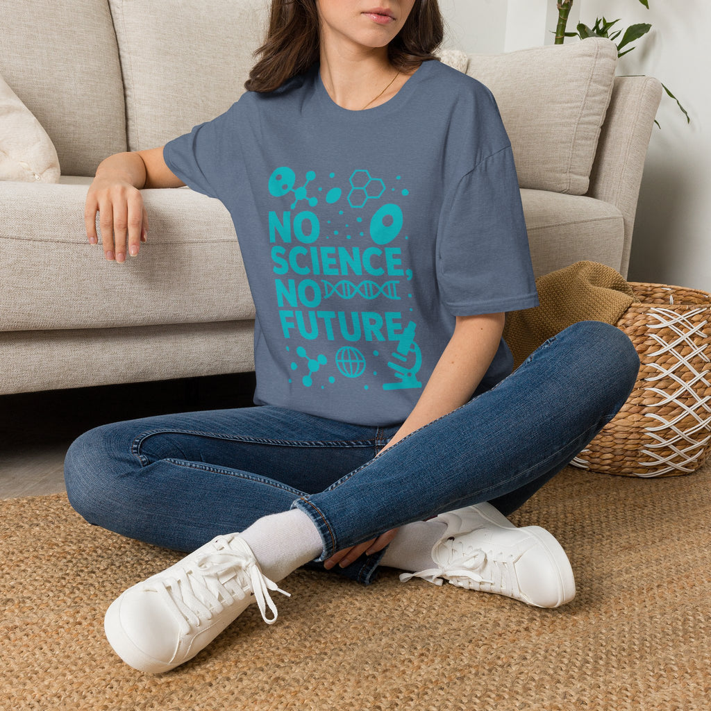 Science Lover T‑Shirt — "No Science, No Future" Graphic Tee