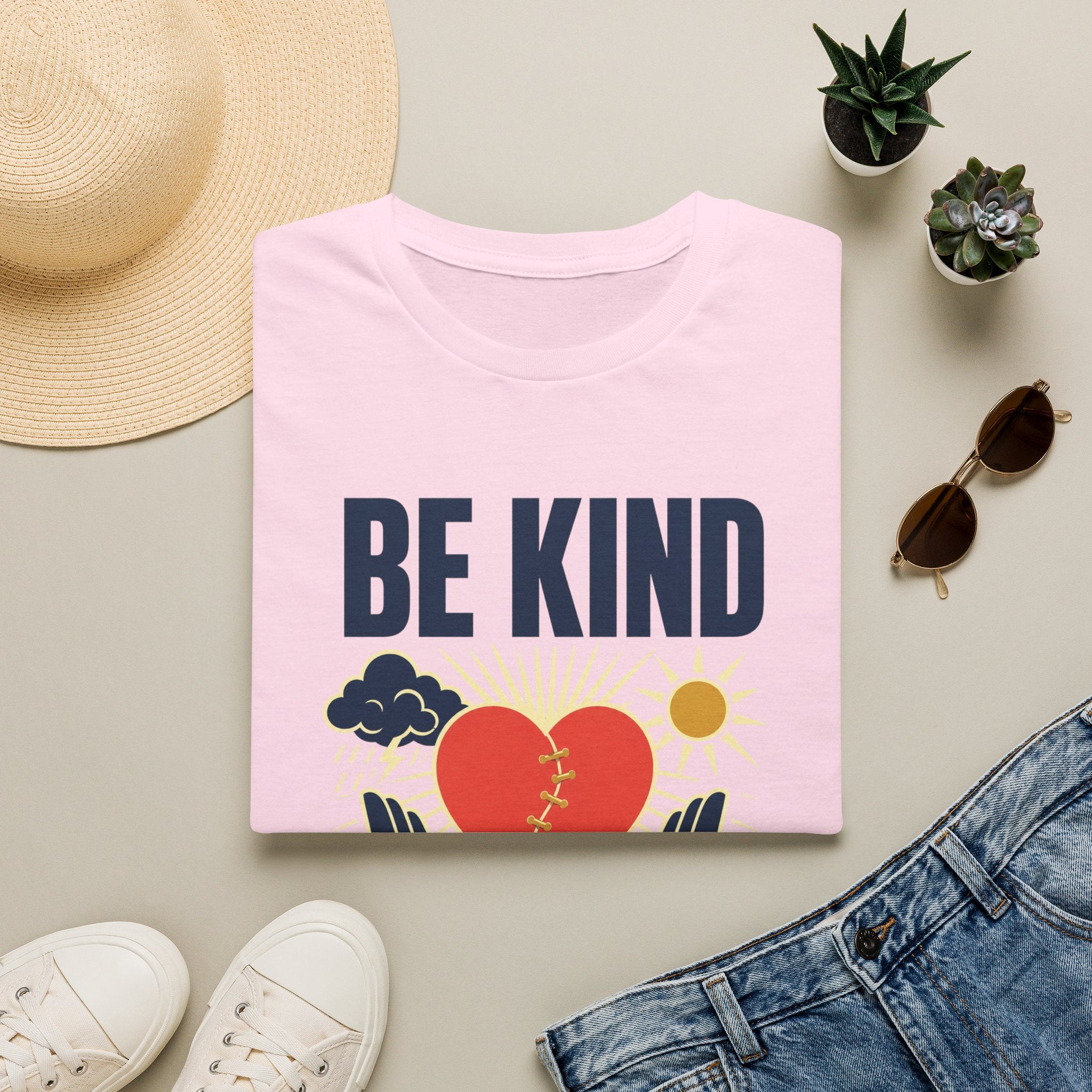Be Kind T-Shirt — 'Everyone Is Fighting Something' Inspirational Tee