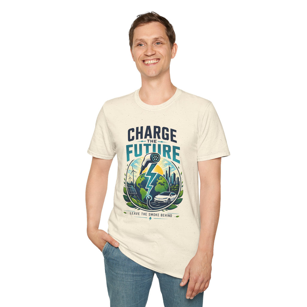 Charge the Future T-Shirt — Electric Vehicle EV Charging Graphic Tee