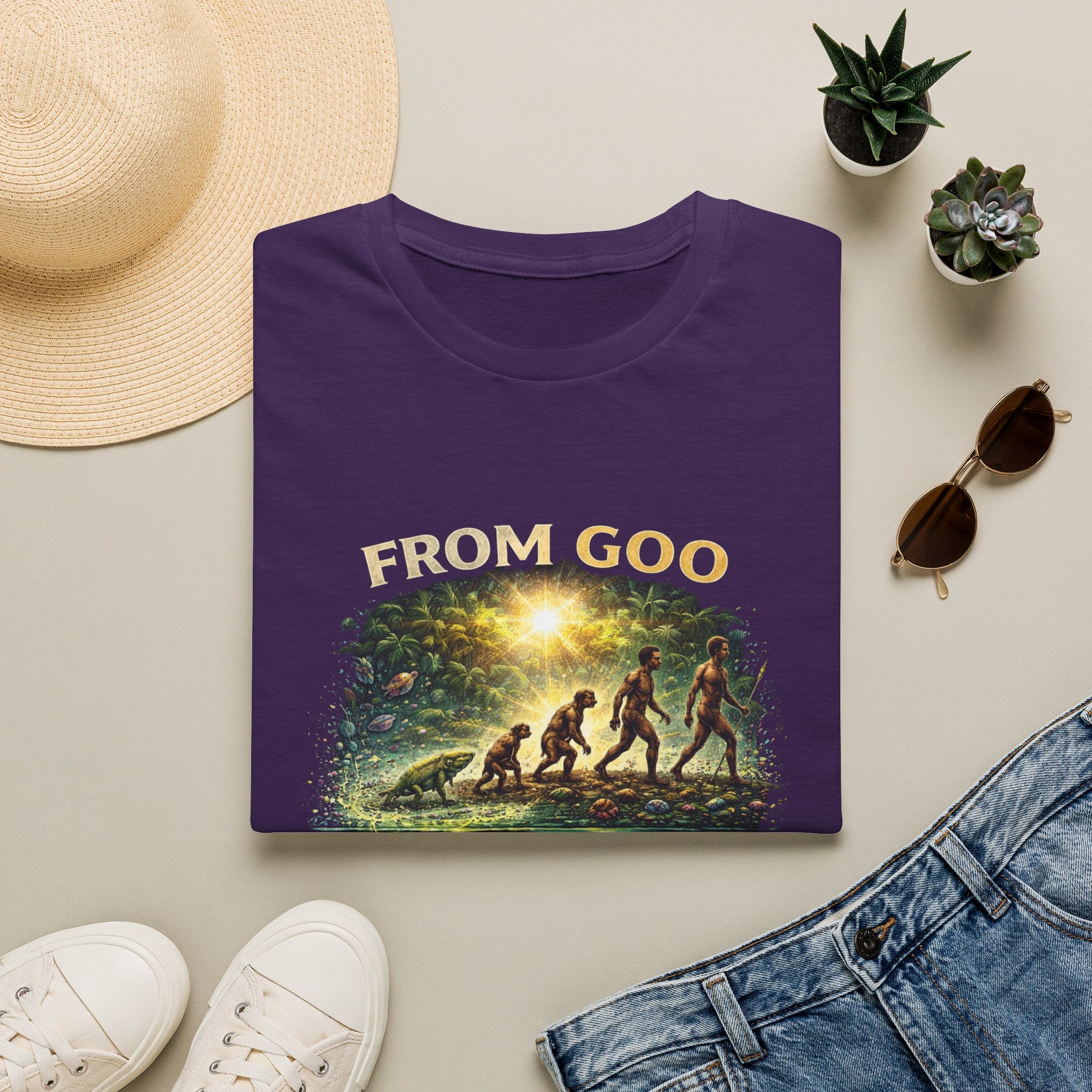 From Goo To You T-Shirt — Evolution Humor Graphic Tee