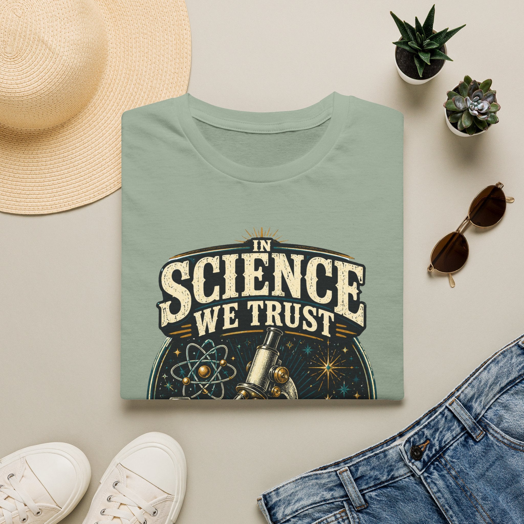 Science We Trust T-Shirt – Question Everything Graphic Tee