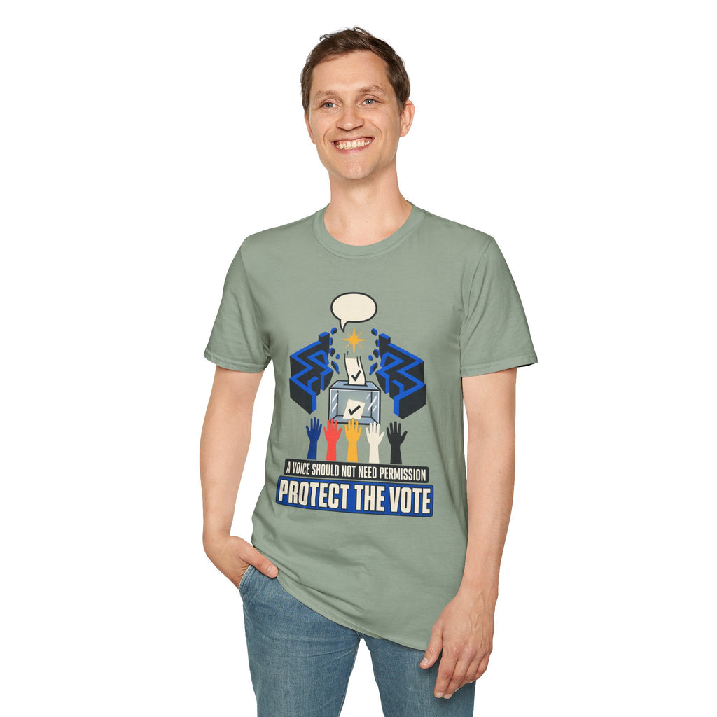 Protect the Vote Graphic T-Shirt — Voter Rights / Civic Engagement Tee