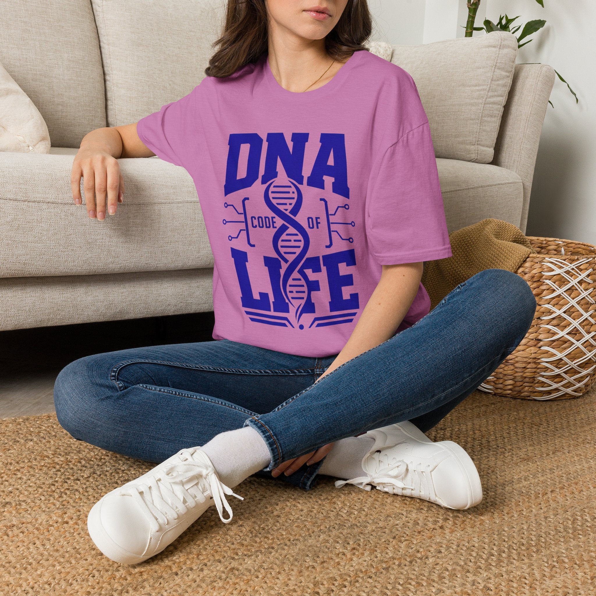 DNA Code of Life T-Shirt — Genetics Science Graphic Tee