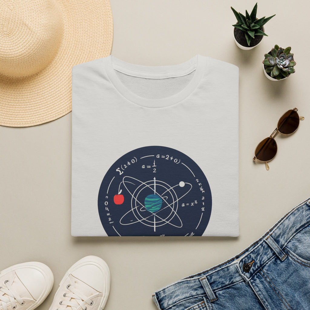 Science Atom Graphic T-Shirt — "Reality Needs No Myth" Tee