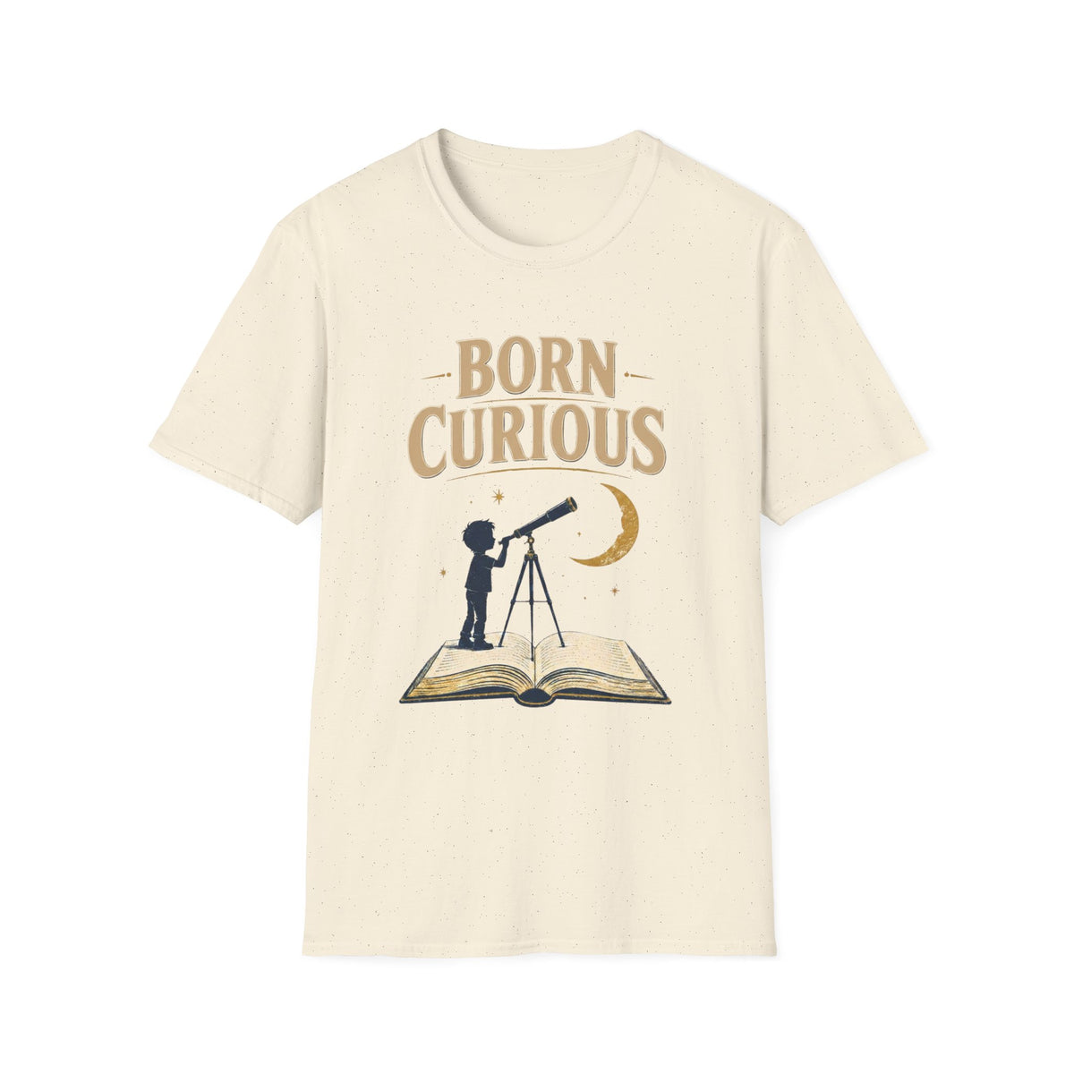 Born Curious Telescope T-Shirt