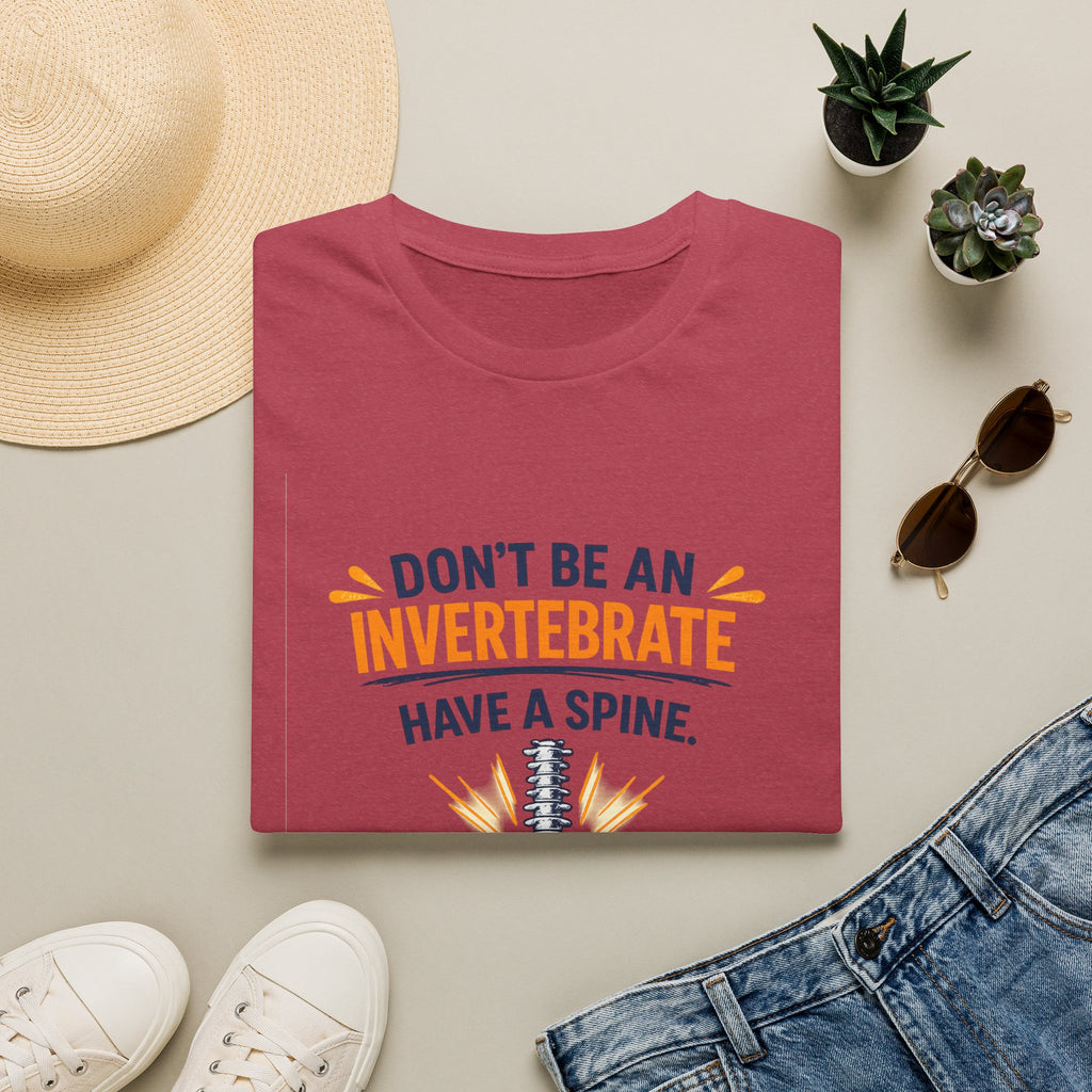 "Don't Be an Invertebrate Have a Spine" Graphic Tee