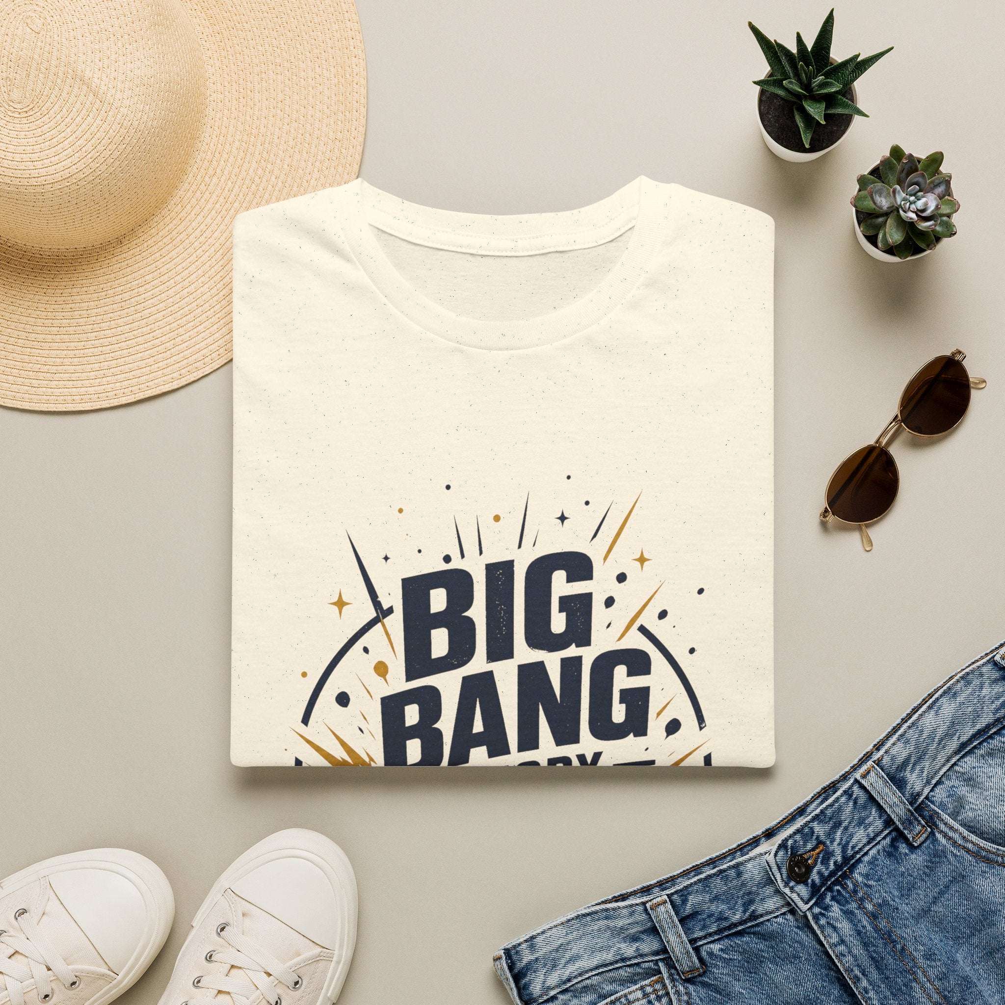 Big Bang Theory Explosion T-Shirt — Science Nerd Graphic Tee