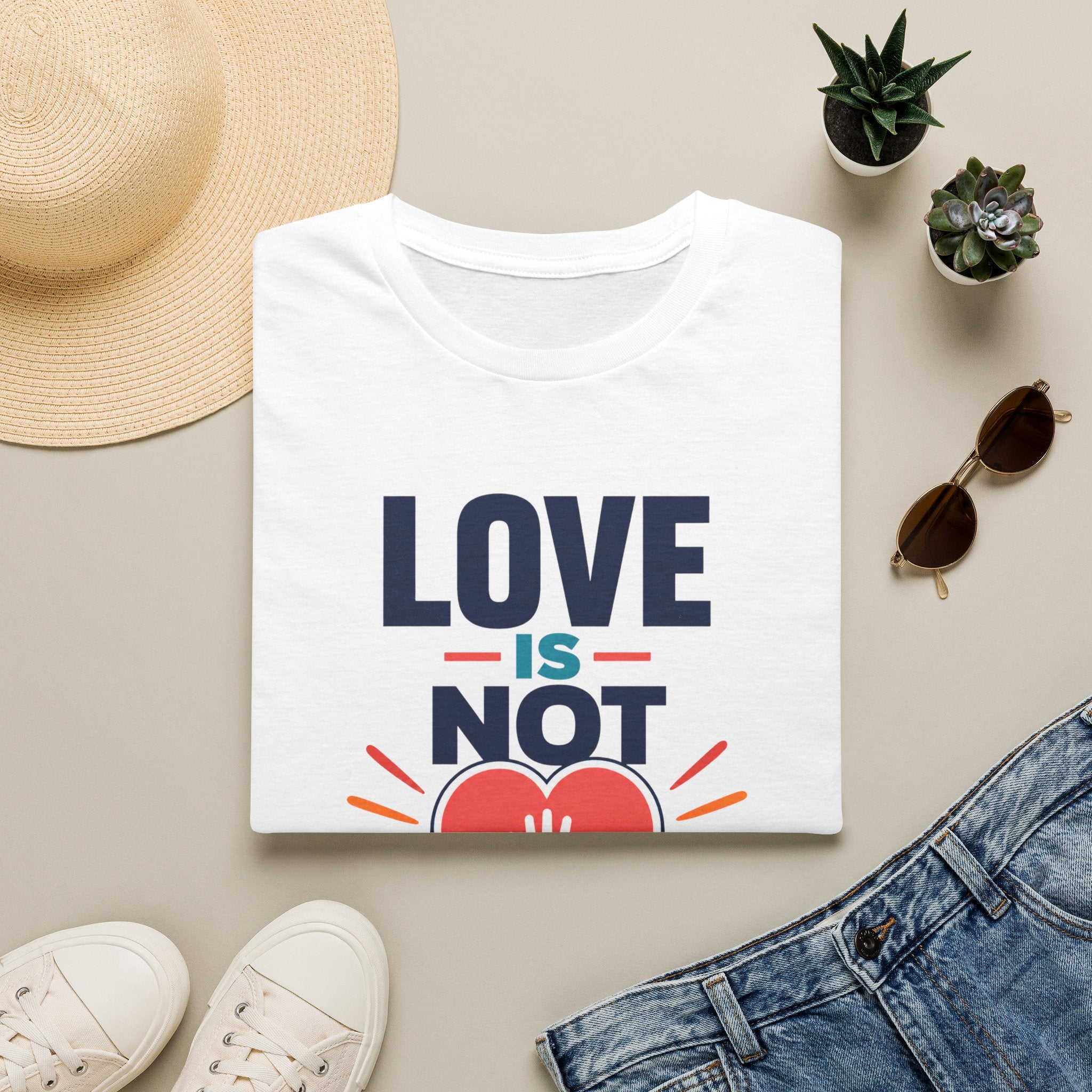 Love Is Not Up For Debate T-Shirt — Heart & Peace Equality Tee