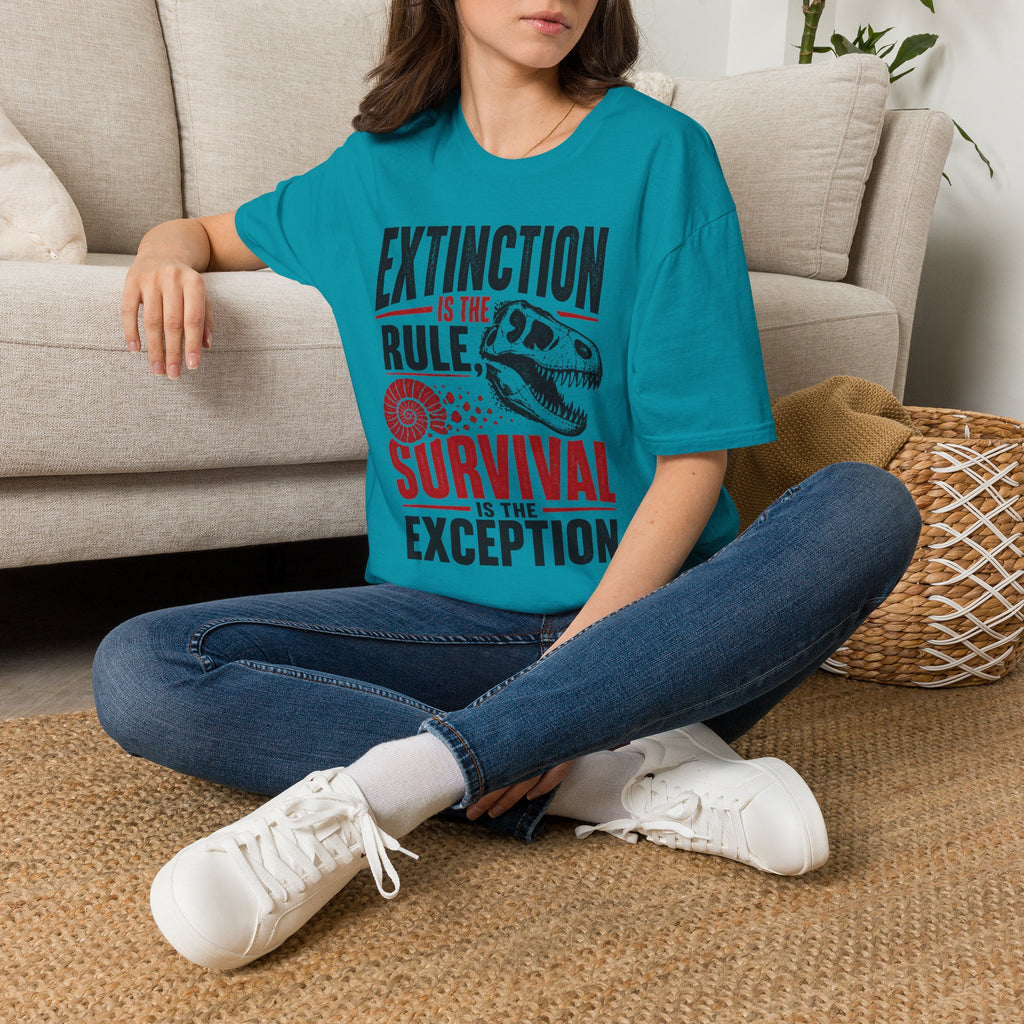 Extinction Is the Rule — Dinosaur Graphic T-Shirt