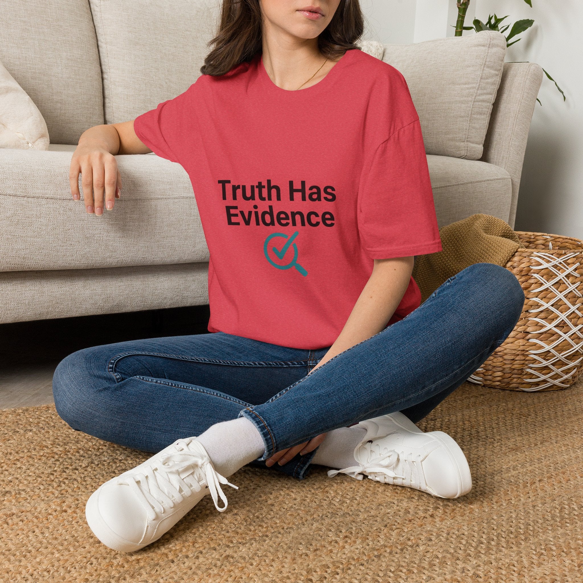 Truth Has Evidence T-Shirt — Scientific Skeptic Graphic Tee