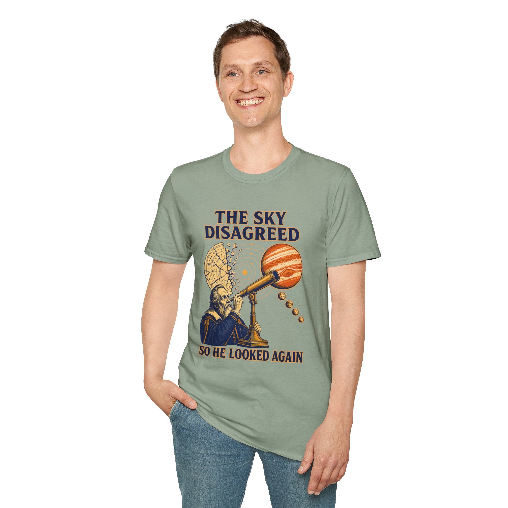 “The Sky Disagreed” Telescope Astronomer Graphic Tee