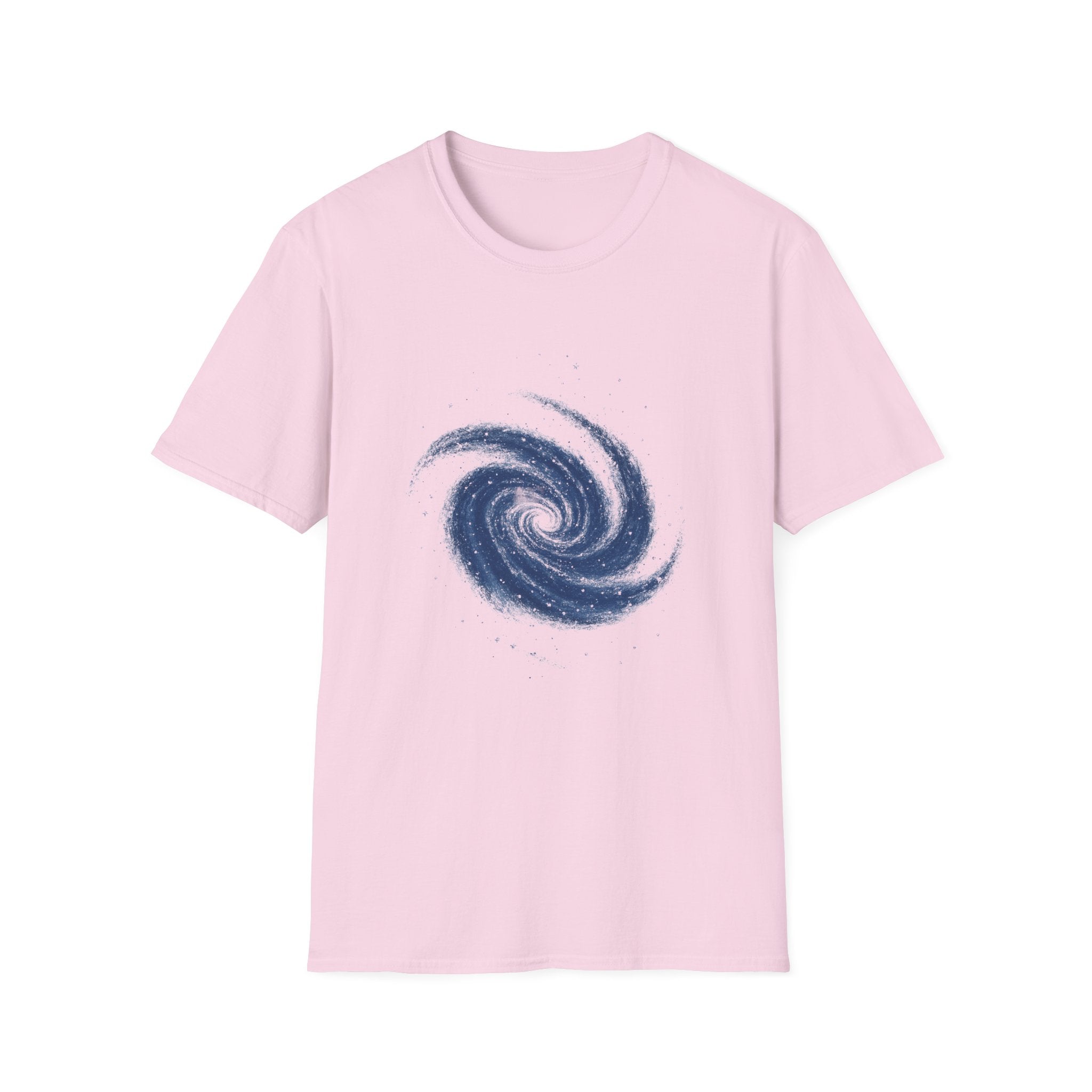 Spiral Galaxy image Unisex Softstyle T-Shirt