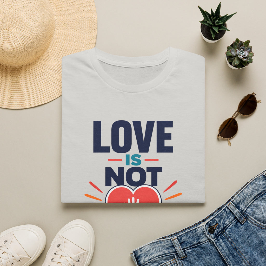 Love Is Not Up For Debate T-Shirt — Heart & Peace Equality Tee