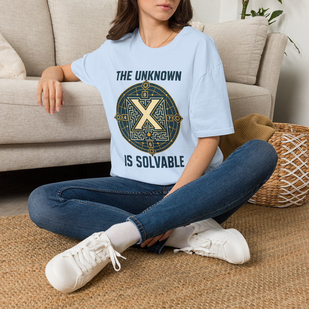 Mystery Puzzle T-Shirt — "The Unknown Is Solvable" Graphic Tee
