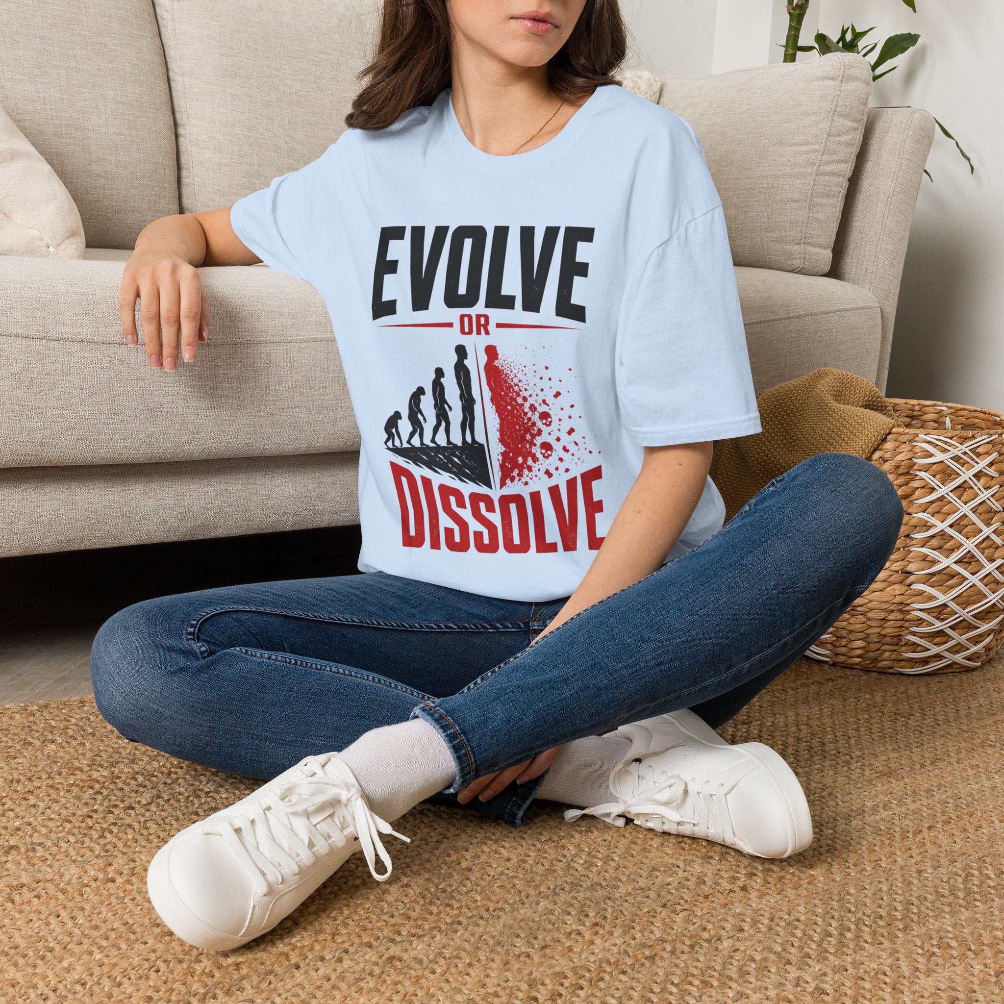 Evolve or Dissolve T-Shirt — Evolution Graphic Tee