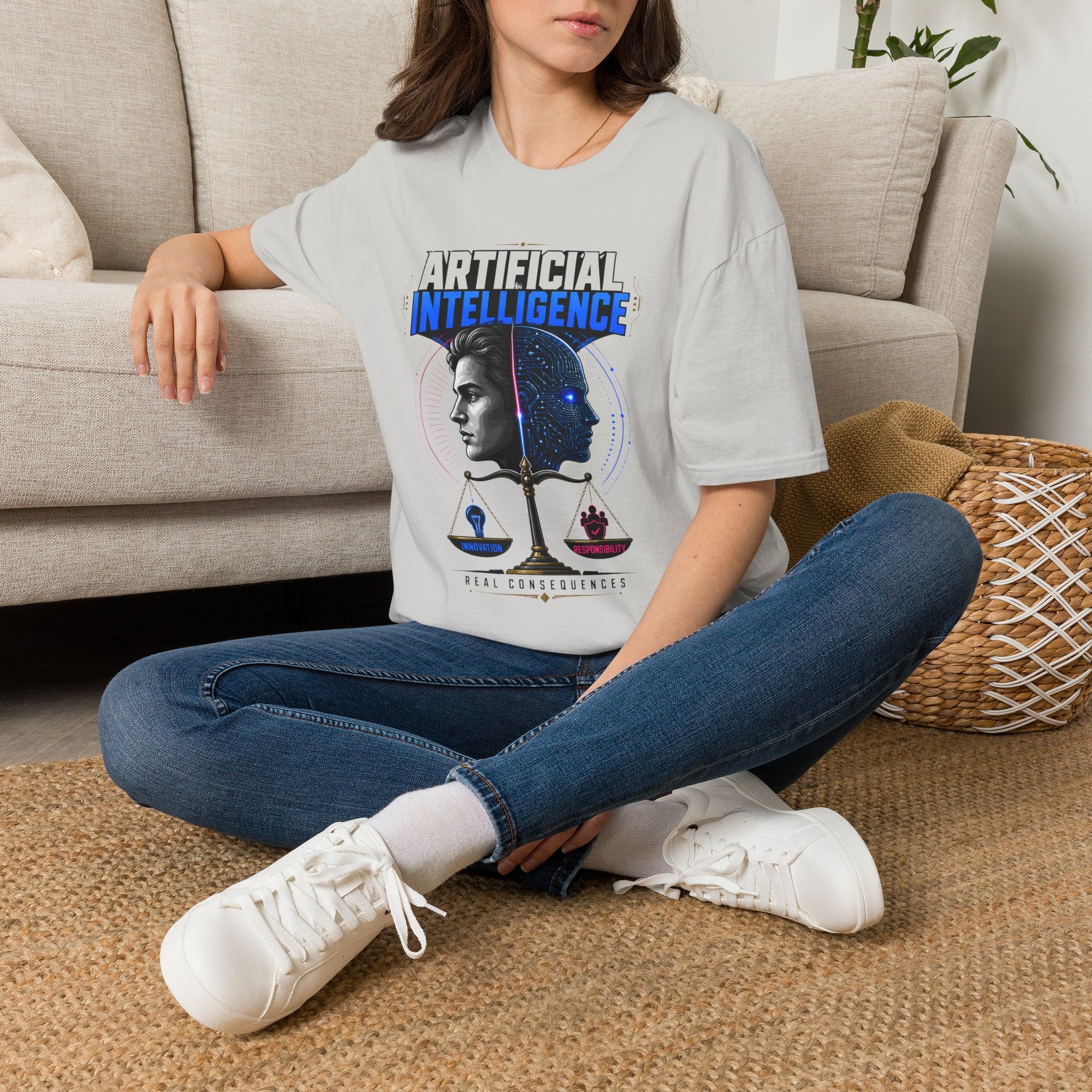 Artificial Intelligence T-Shirt — Futuristic Tech Graphic Tee