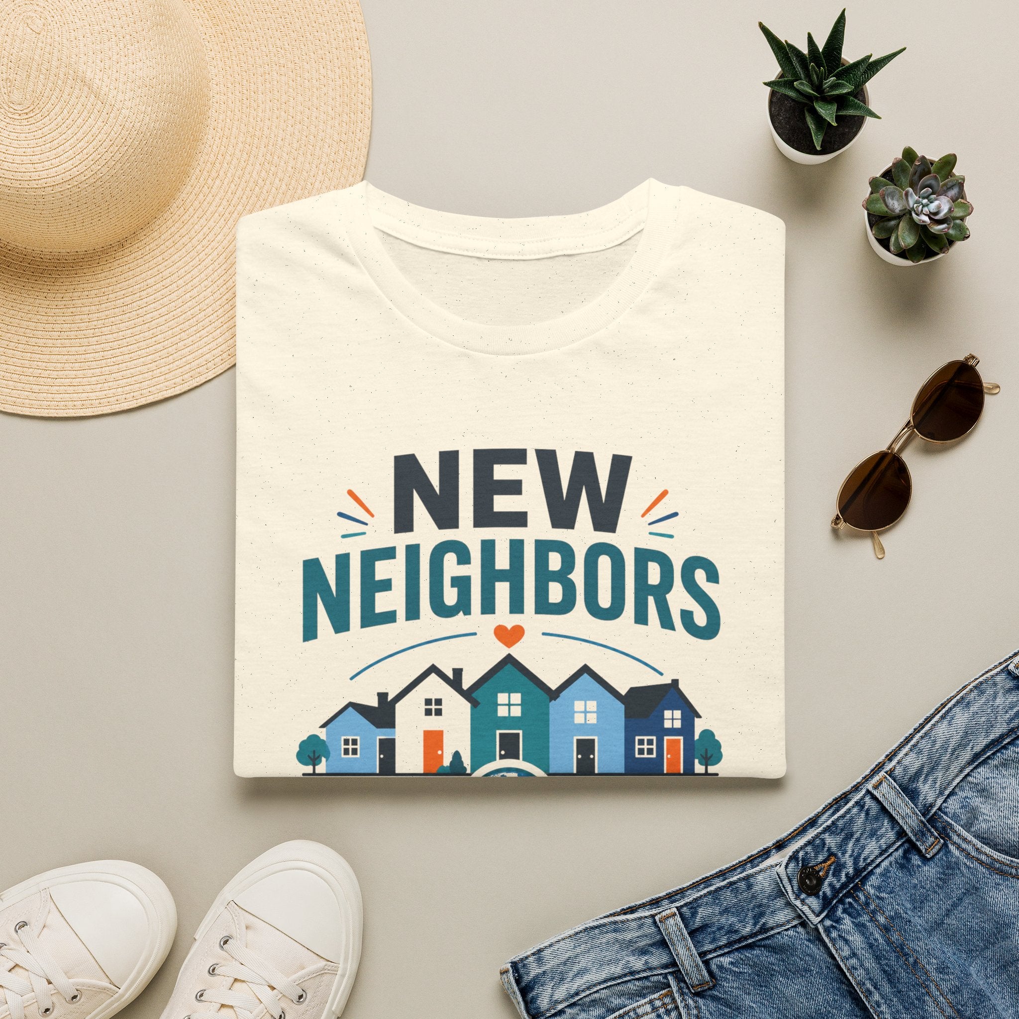 New Neighbors T-Shirt — Neighborhood Welcome & Community Unity Tee