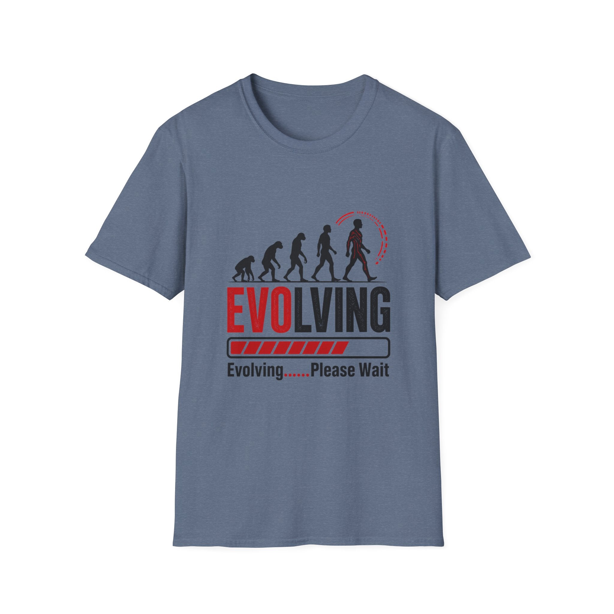 Evolving Please Wait Unisex Softstyle T-Shirt