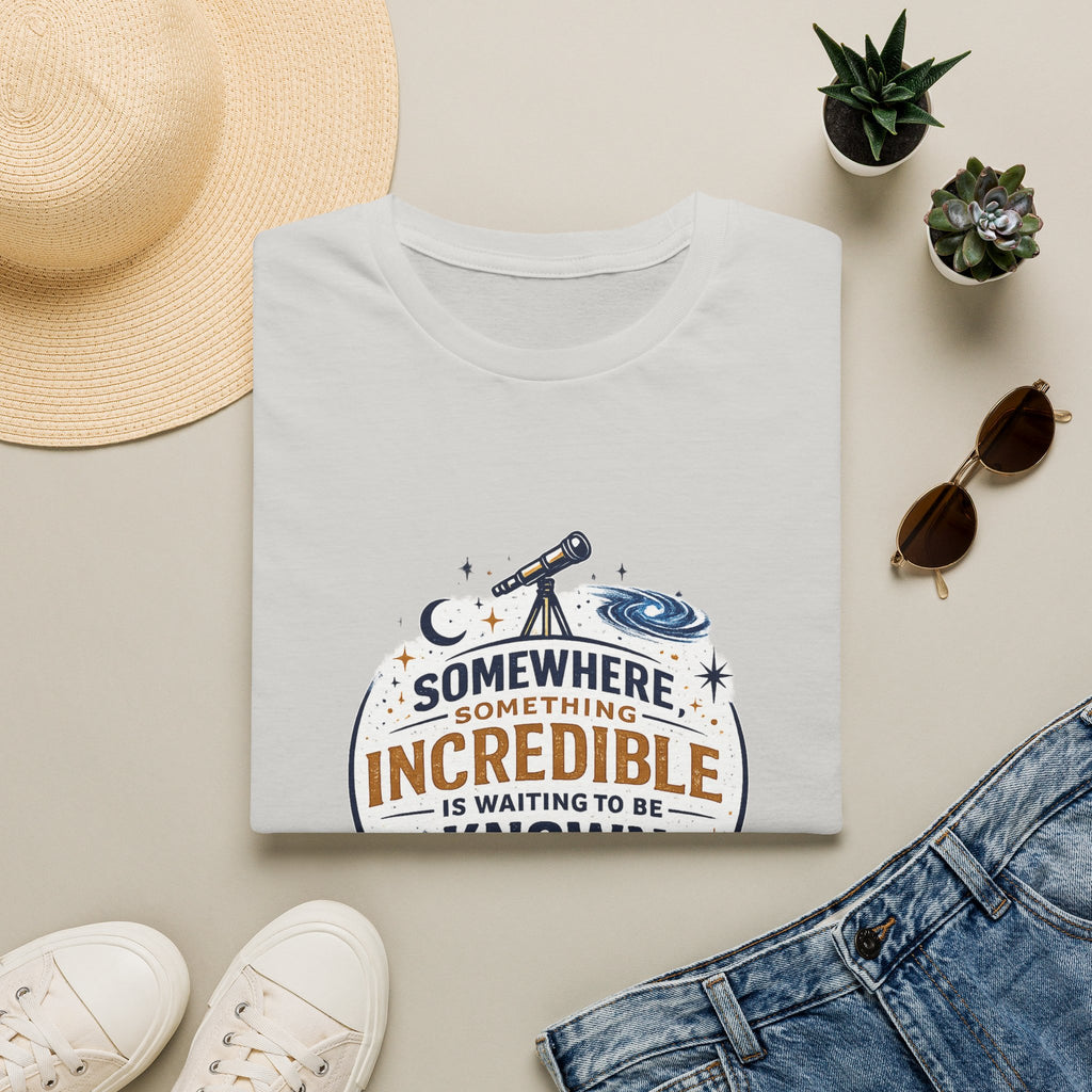'Somewhere, Something Incredible Is Waiting to Be Known' Astronomy Graphic Tee