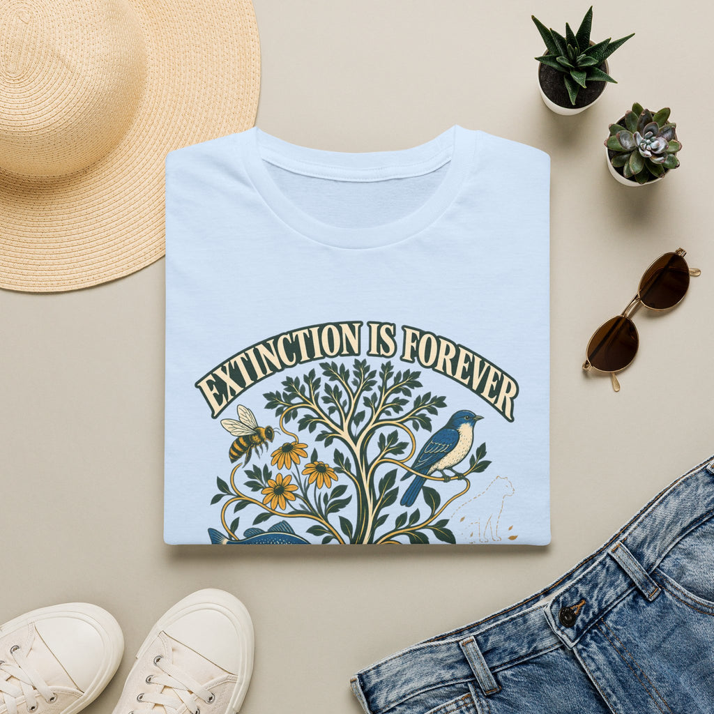 "Extinction Is Forever" Nature Conservation Graphic Tee