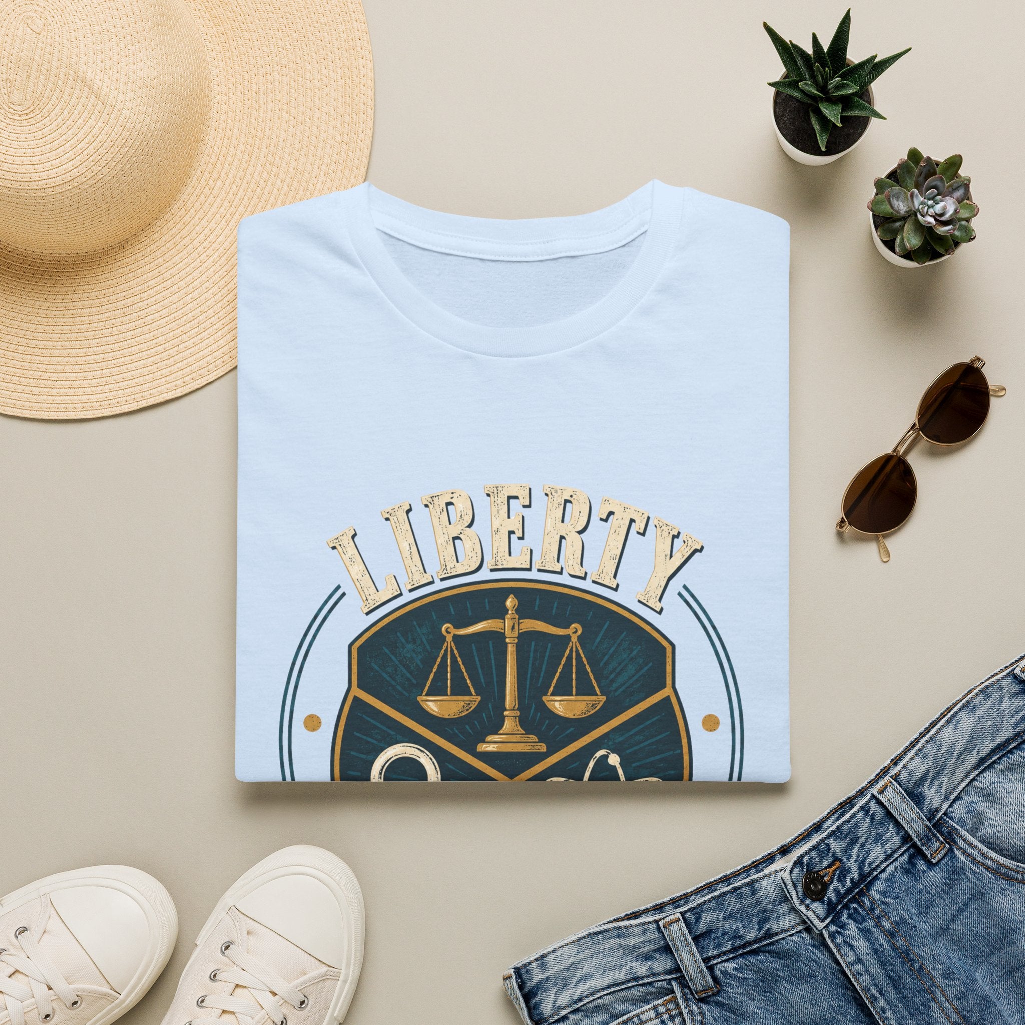 Liberty Scales T-Shirt — Equality • Reality Graphic Tee
