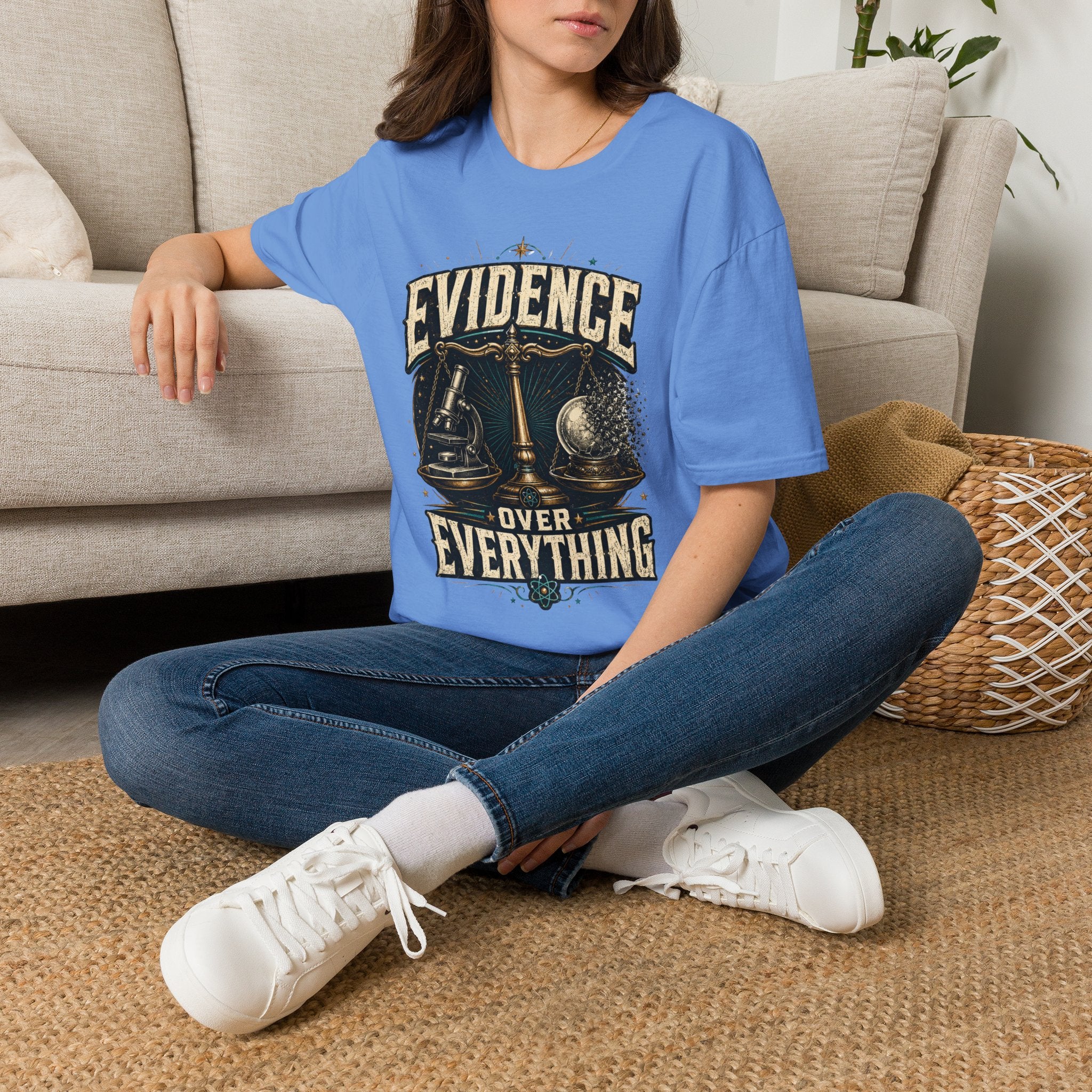 Evidence Over Everything T-Shirt — Forensic & Investigator Tee