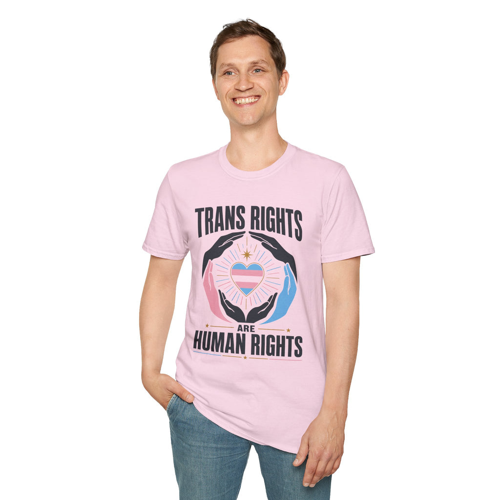 Trans Rights T-Shirt — "Trans Rights Are Human Rights" Pride Tee