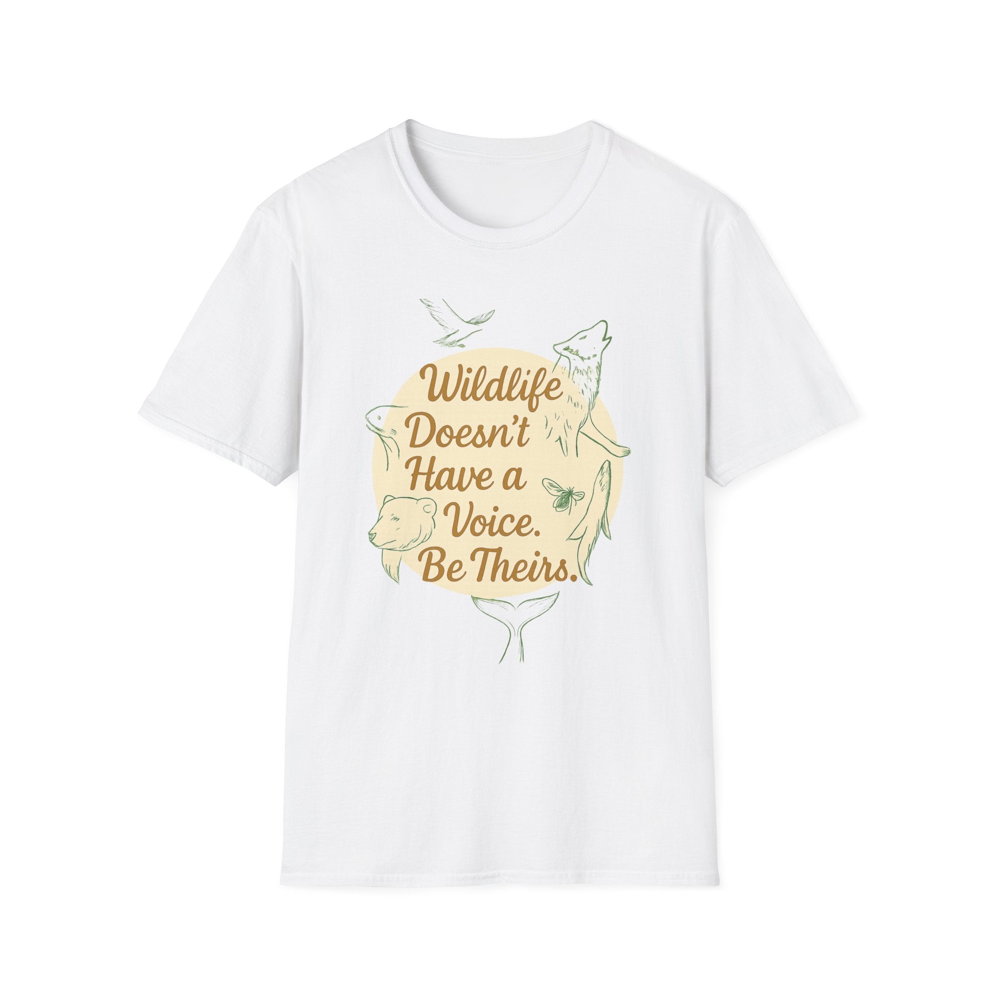 Wildlife Doesn't have a Voice Unisex Softstyle T-Shirt