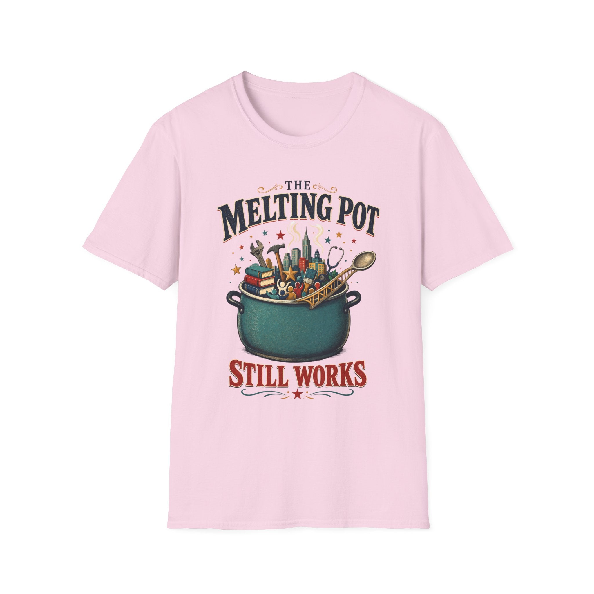"The Melting Pot Still Works" Multicultural Unity Tee