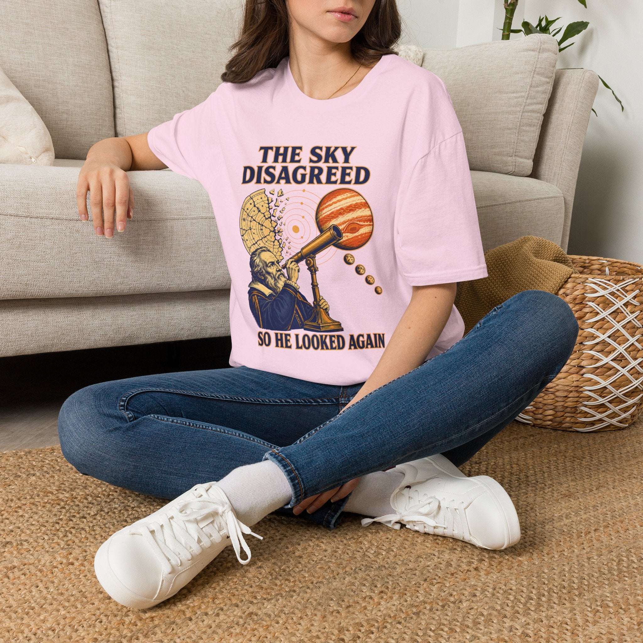 “The Sky Disagreed” Telescope Astronomer Graphic Tee