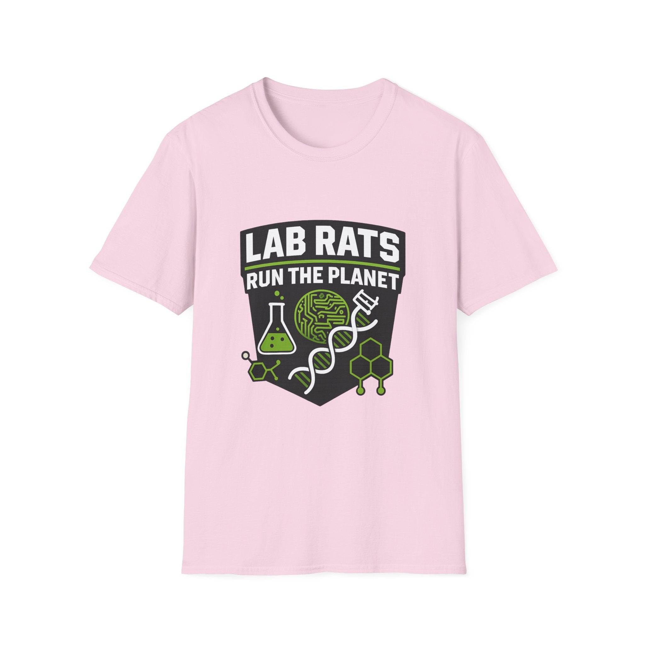 Lab Rats Run the Planet Unisex Softstyle T-Shirt