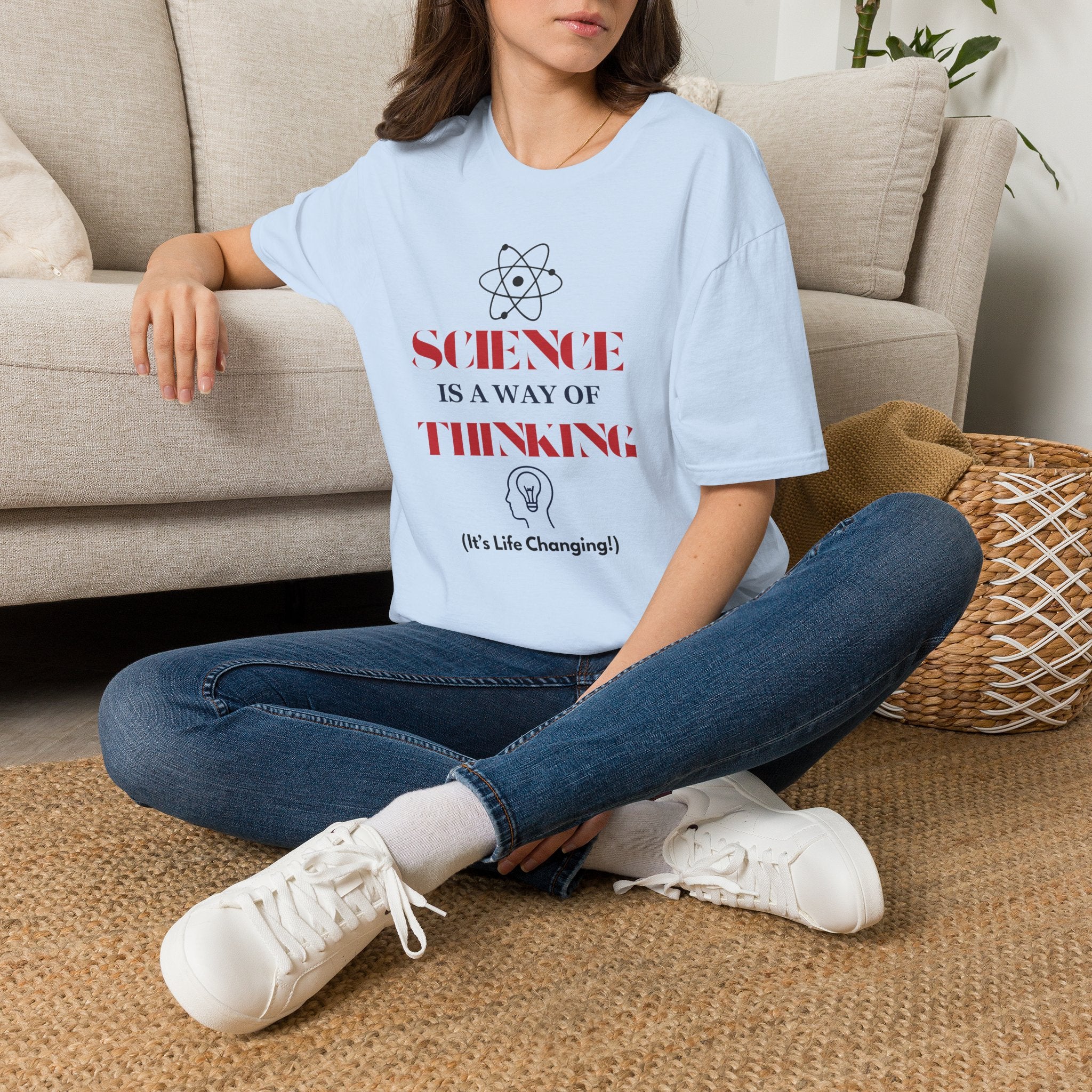 Science Is a Way of Thinking T-Shirt — Atom Graphic STEM Tee