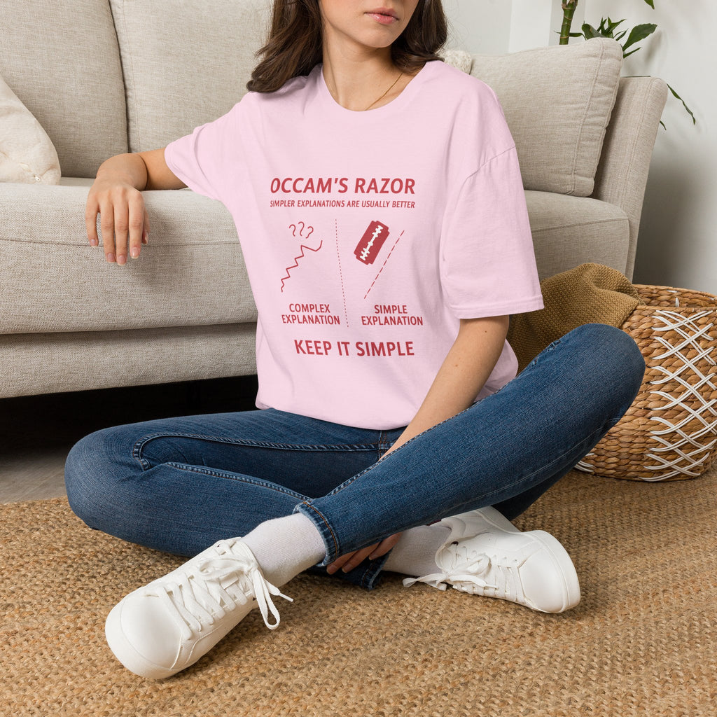 Occam's Razor T-Shirt — Keep It Simple Philosophy Tee