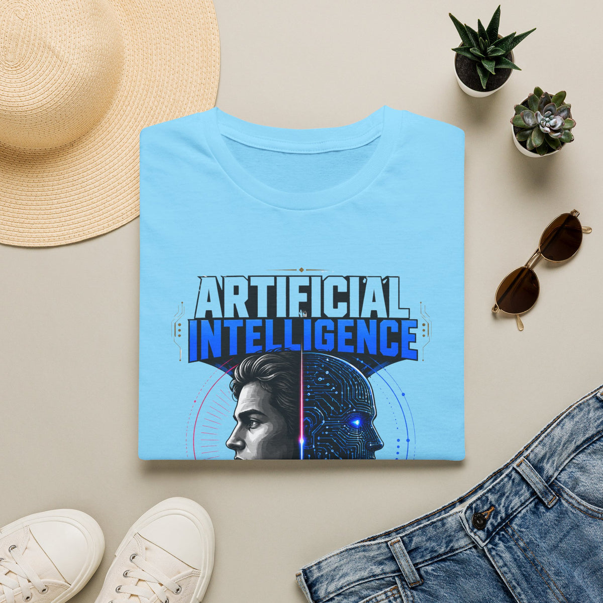 Artificial Intelligence T-Shirt — Futuristic Tech Graphic Tee
