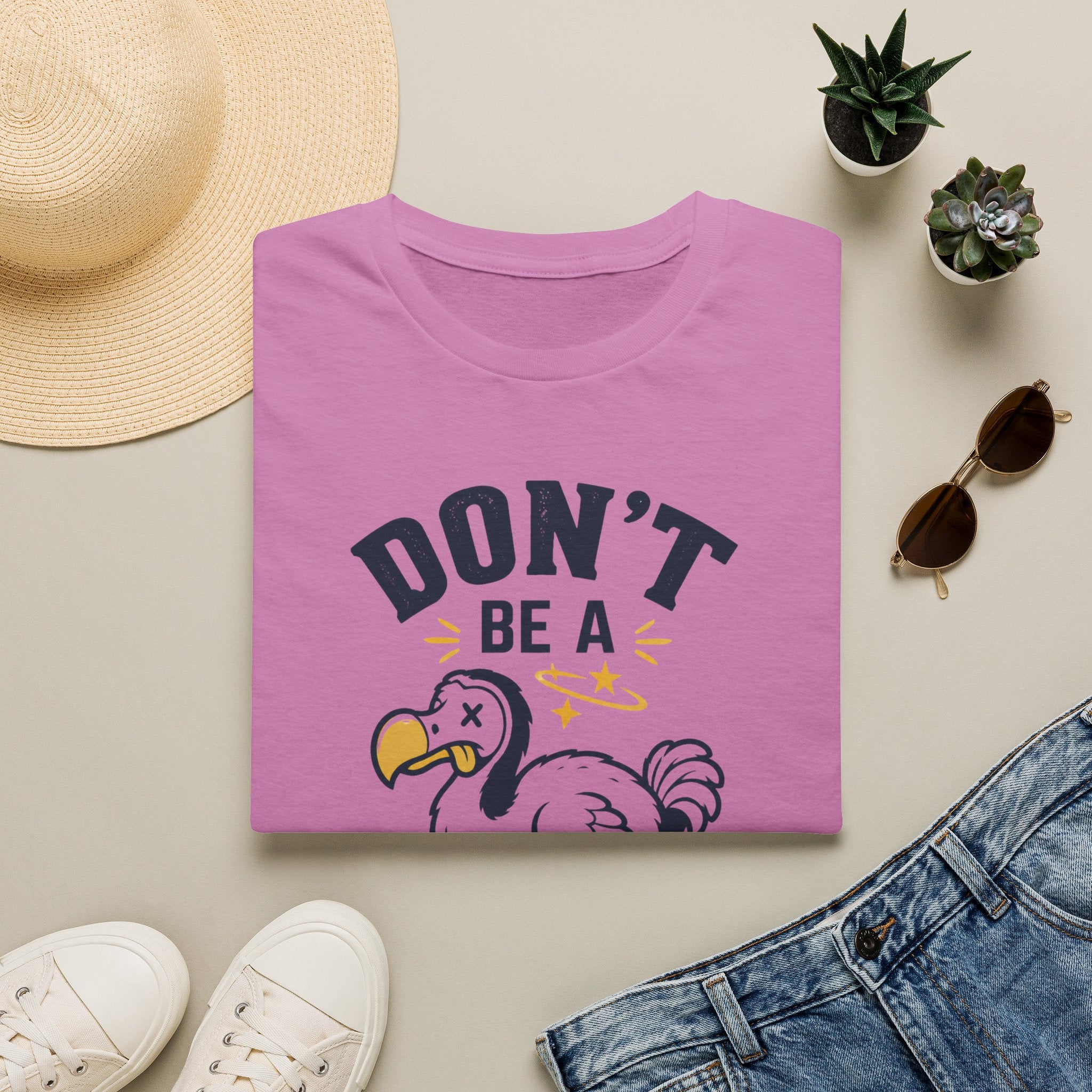 Don’t Be a Dodo T-Shirt — Funny Vintage Dodo Bird Graphic Tee