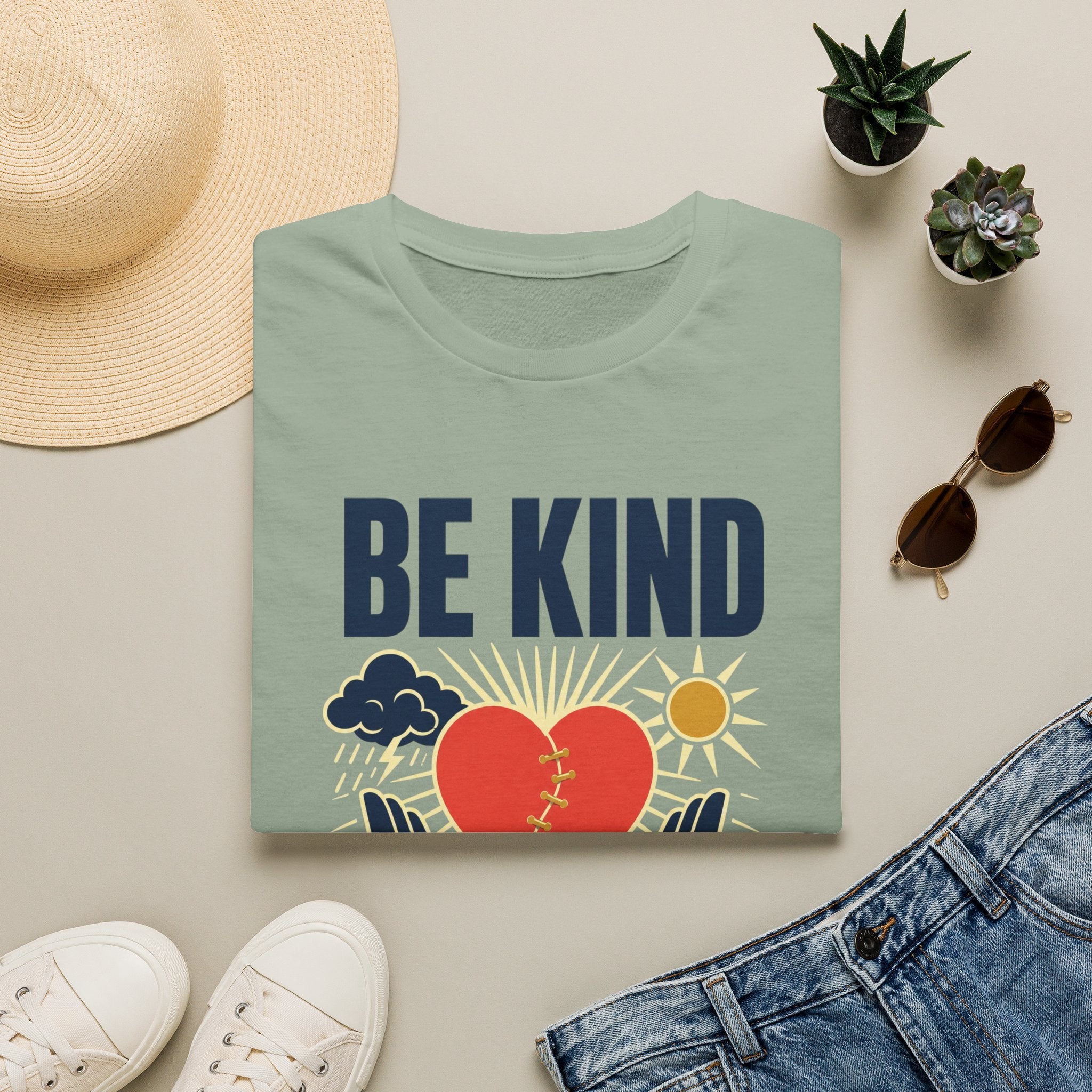 Be Kind T-Shirt — 'Everyone Is Fighting Something' Inspirational Tee