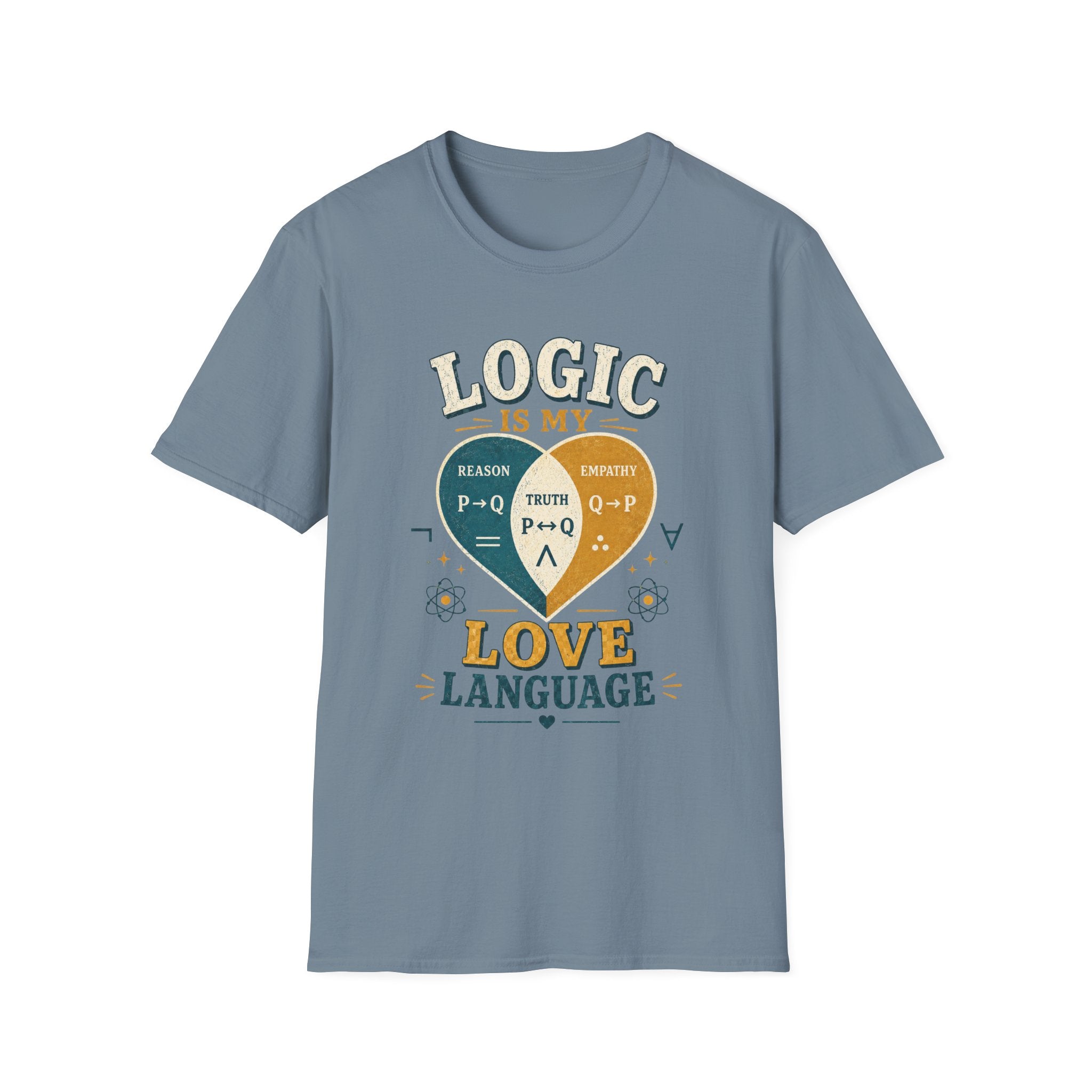 Logic Is My Love Language T-Shirt — Venn Diagram Math Humor Tee