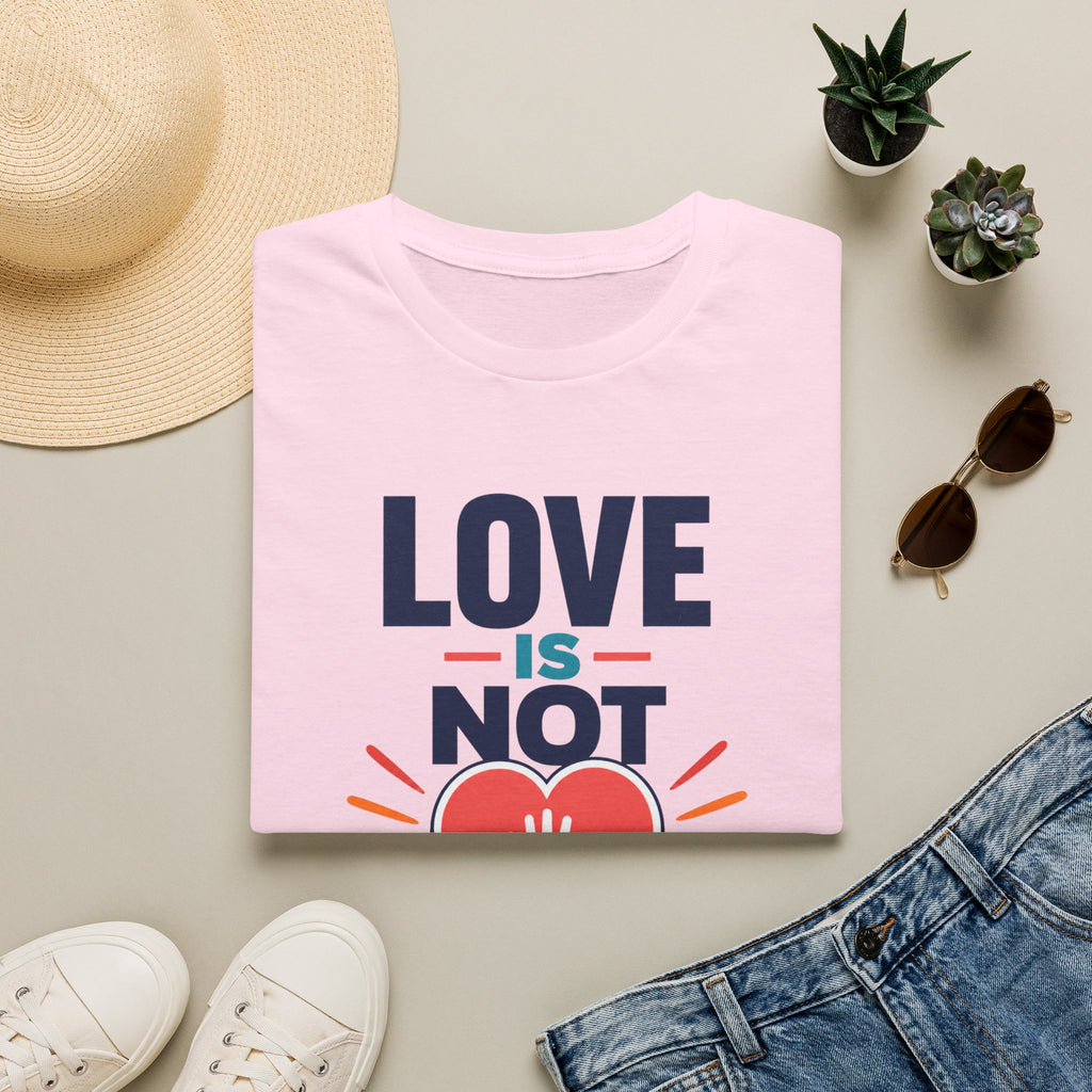Love Is Not Up For Debate T-Shirt — Heart & Peace Equality Tee