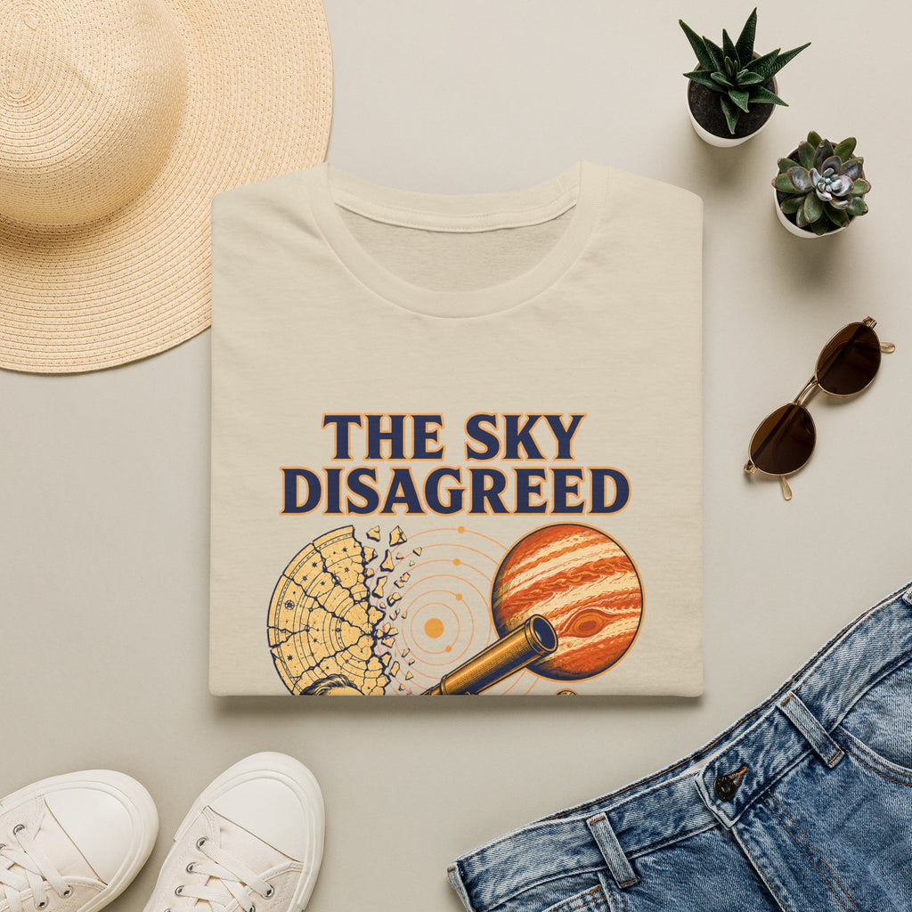 “The Sky Disagreed” Telescope Astronomer Graphic Tee