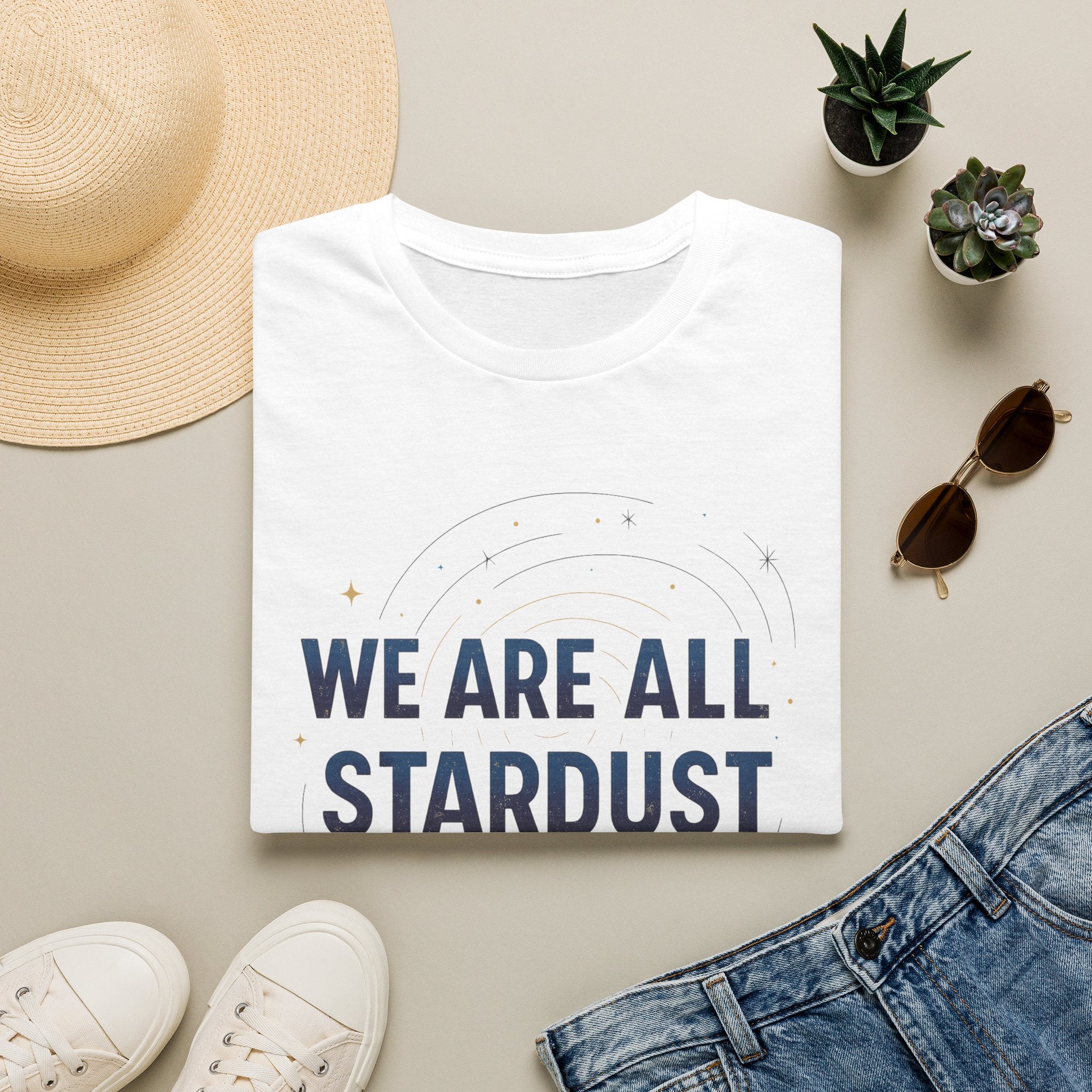 Stardust Graphic Tee — "We Are All Stardust" Inspirational T-Shirt