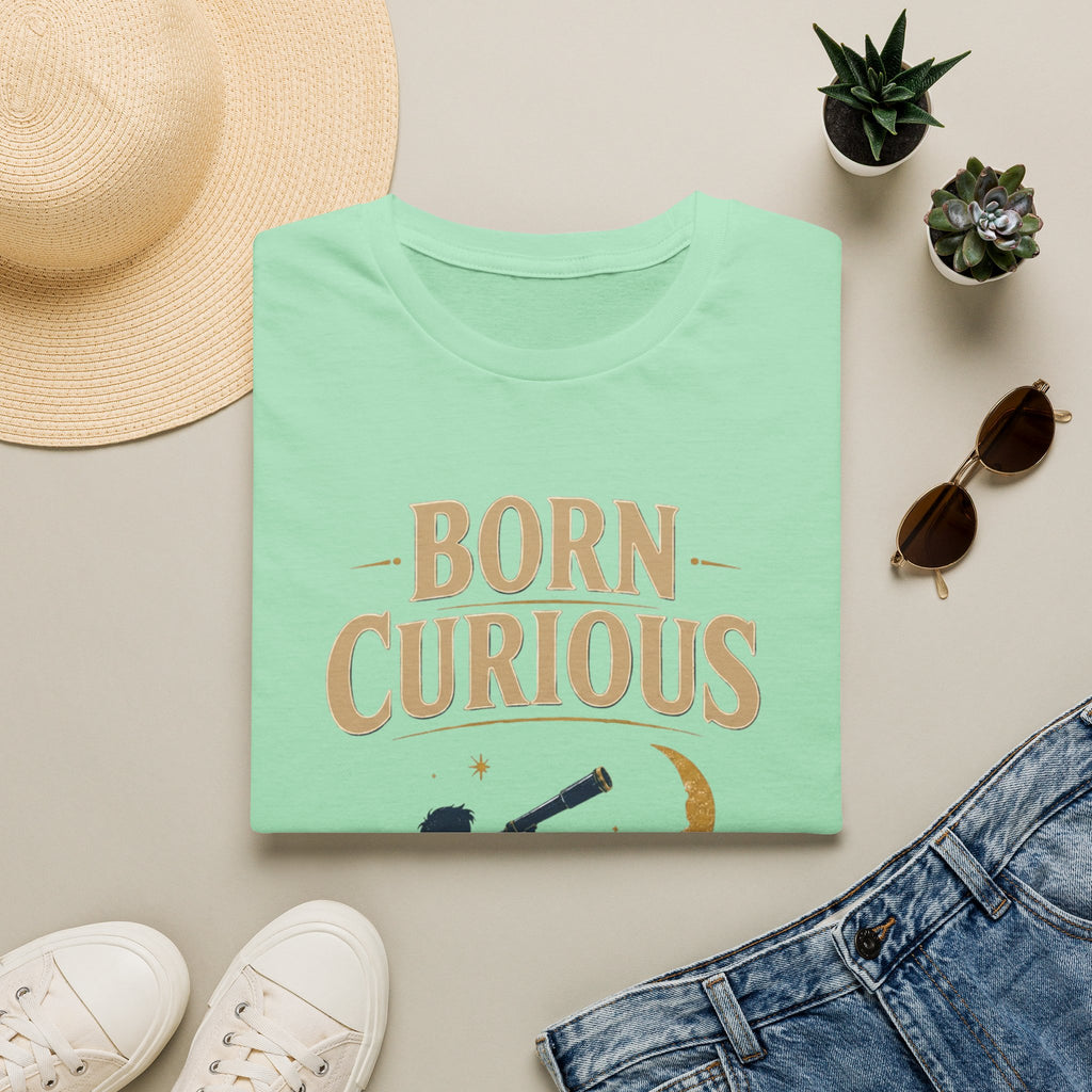 Born Curious Telescope T-Shirt