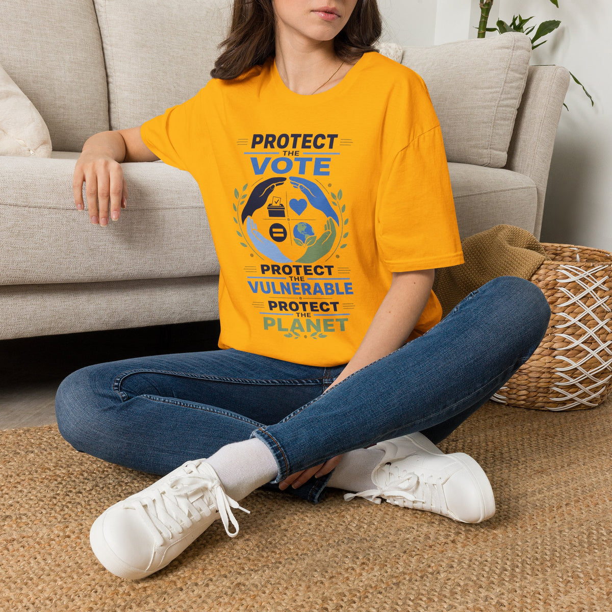 Protect the Vote T-Shirt — Voter Rights & Planet Protection Tee