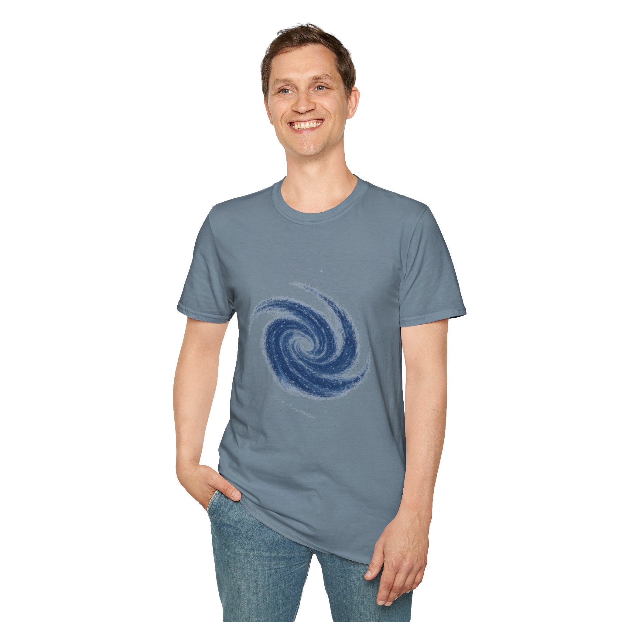 Galaxy Swirl T-Shirt — Cosmic Spiral Tee