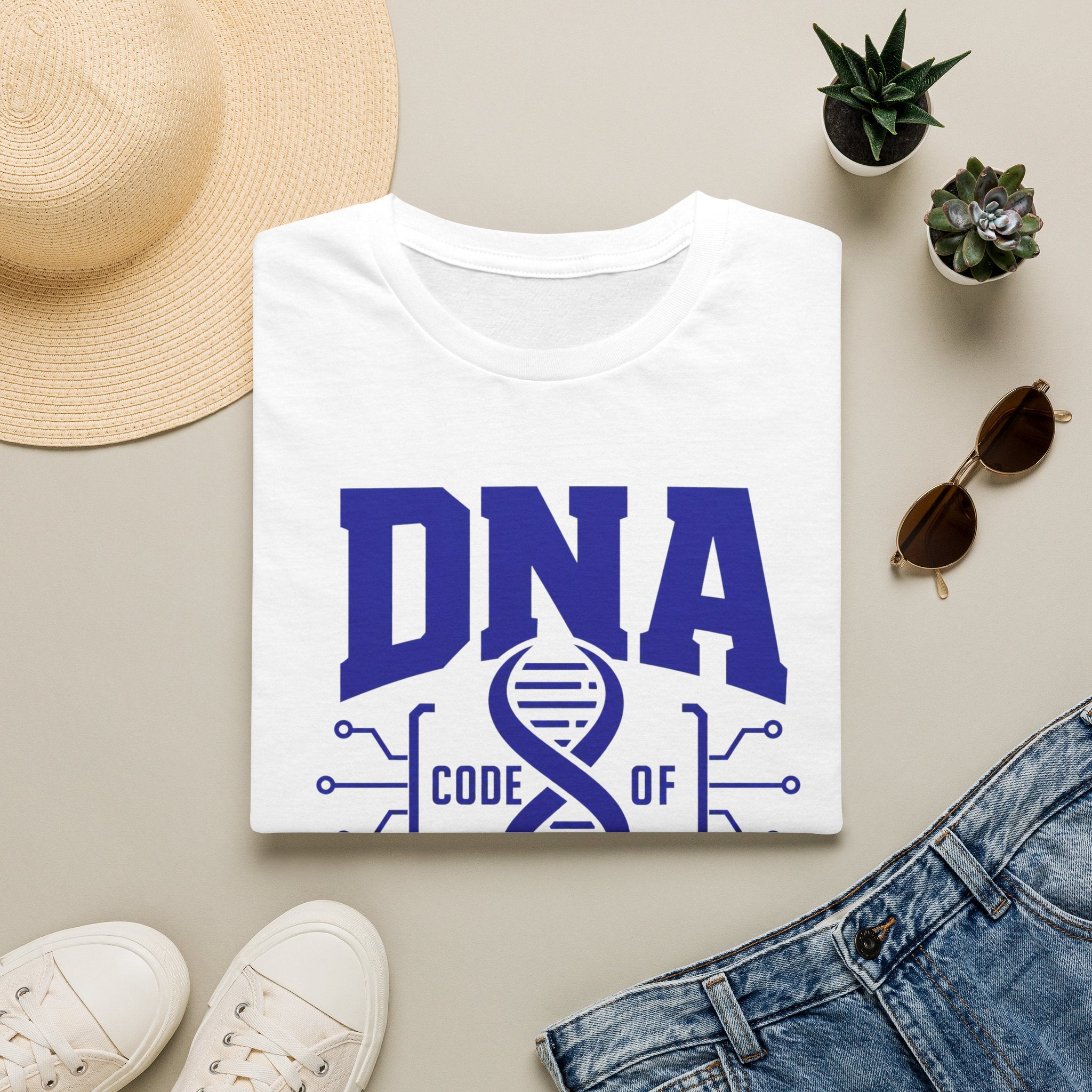 DNA Code of Life T-Shirt — Genetics Science Graphic Tee