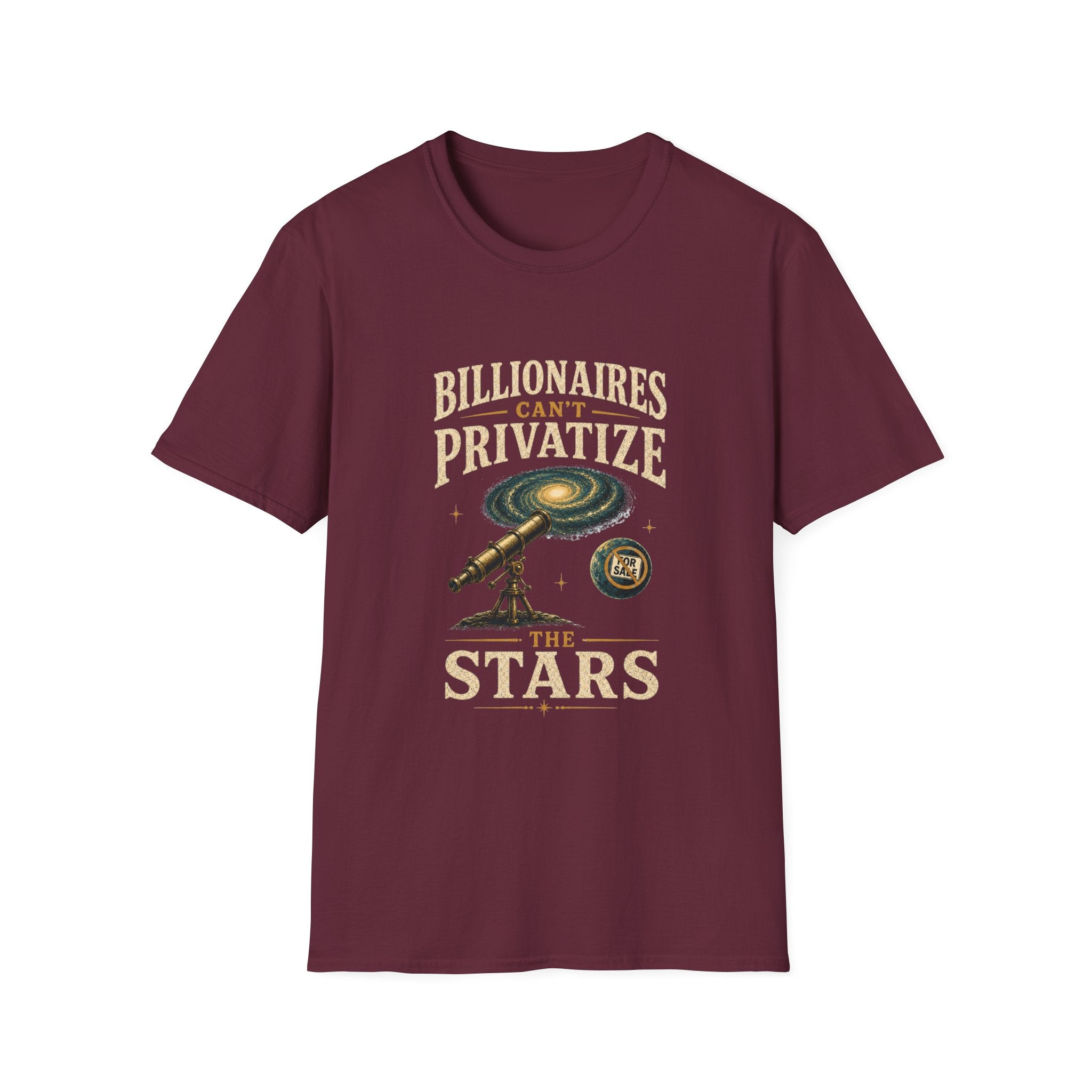"Billionaires Can't Privatize the Stars" Graphic Tee