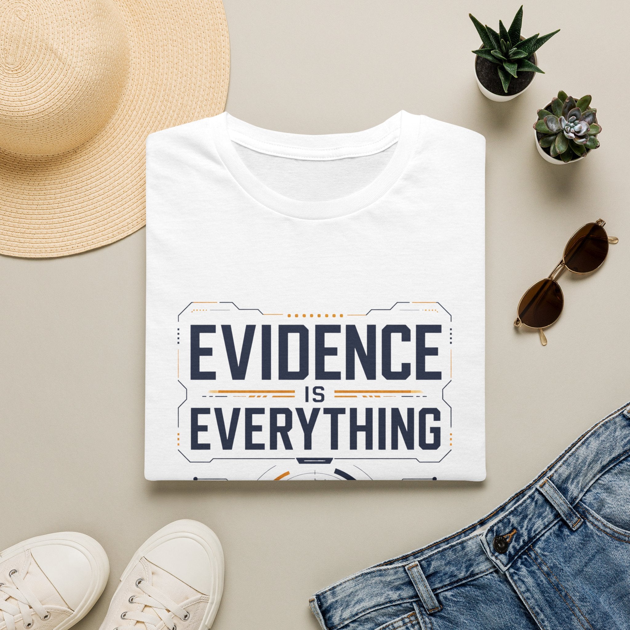 Evidence Is Everything T-Shirt — For Scientists, Investigators & Critical Thinkers