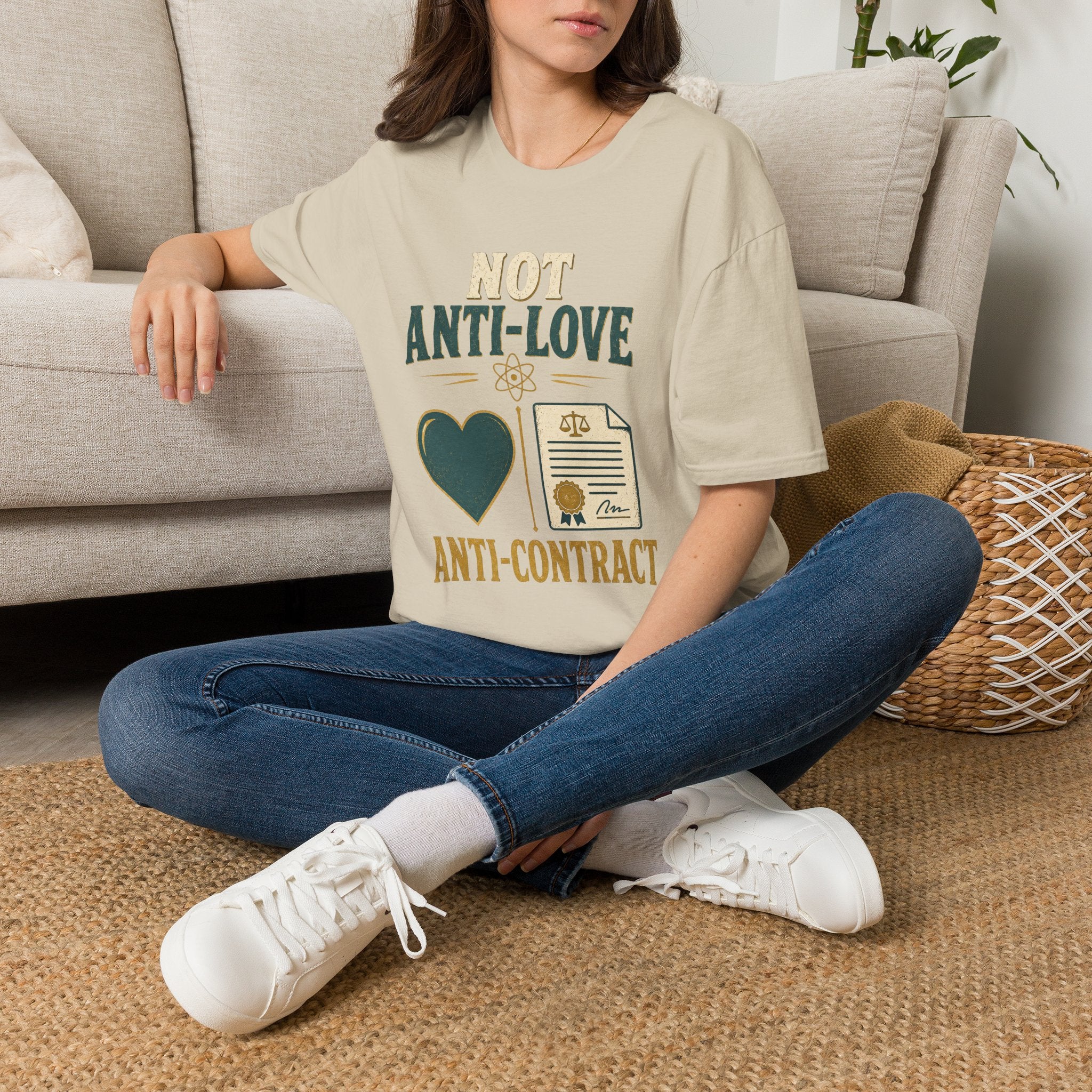 "Not Anti-Love, Anti-Contract" Graphic Tee